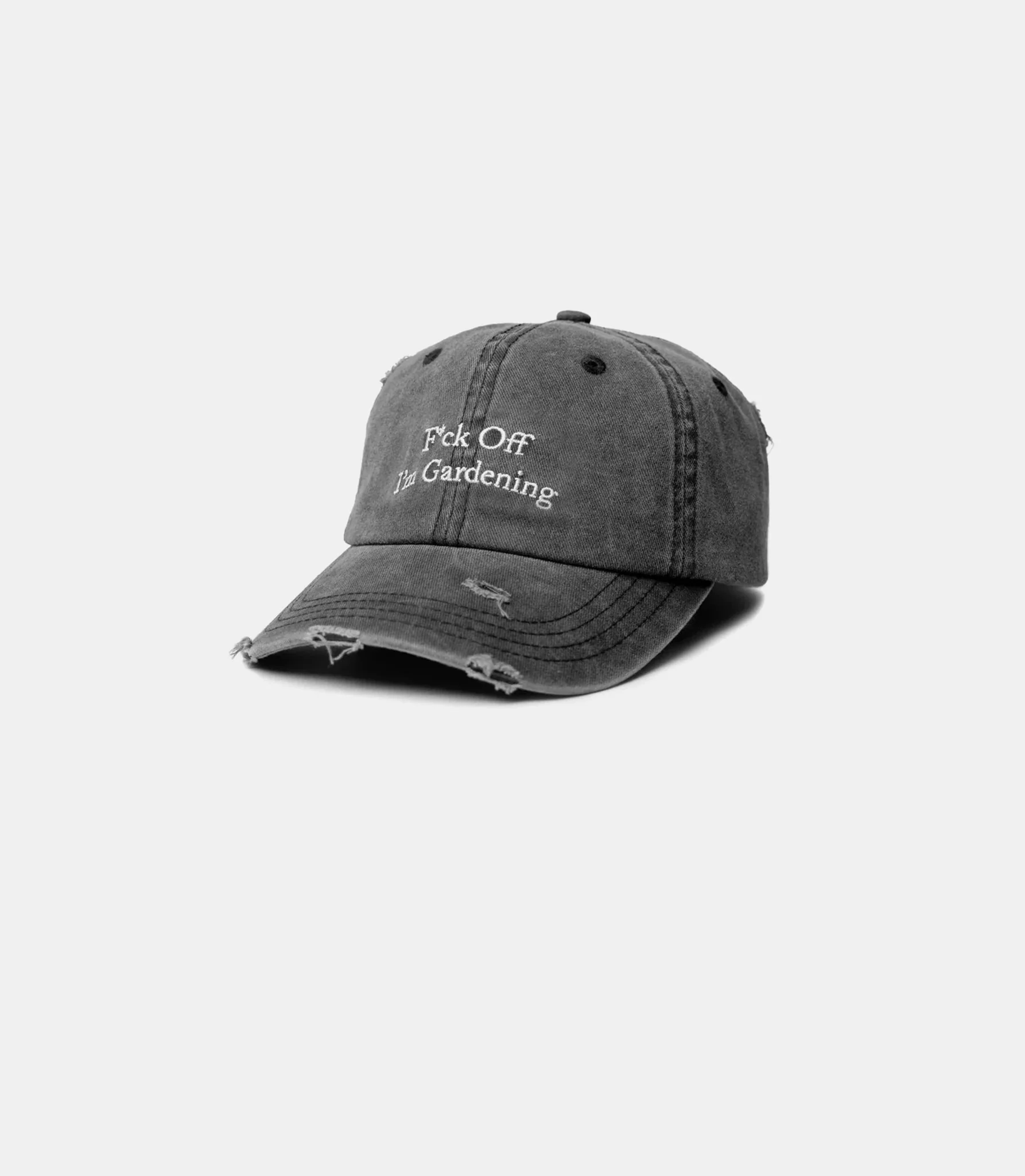 Casquette f*ck off i'm gardening distressed