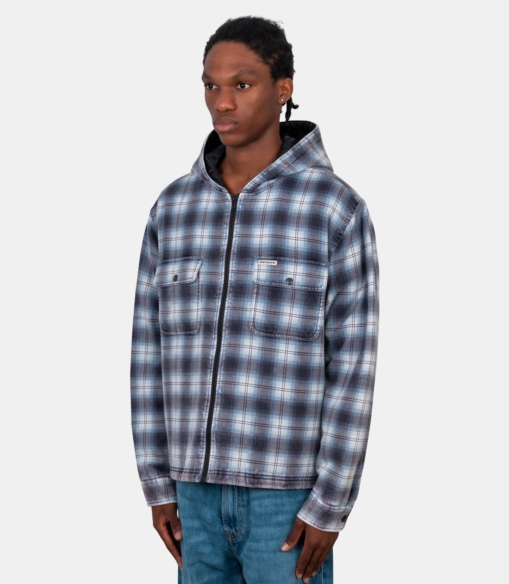 Chemise à capuche zippée - Image 3