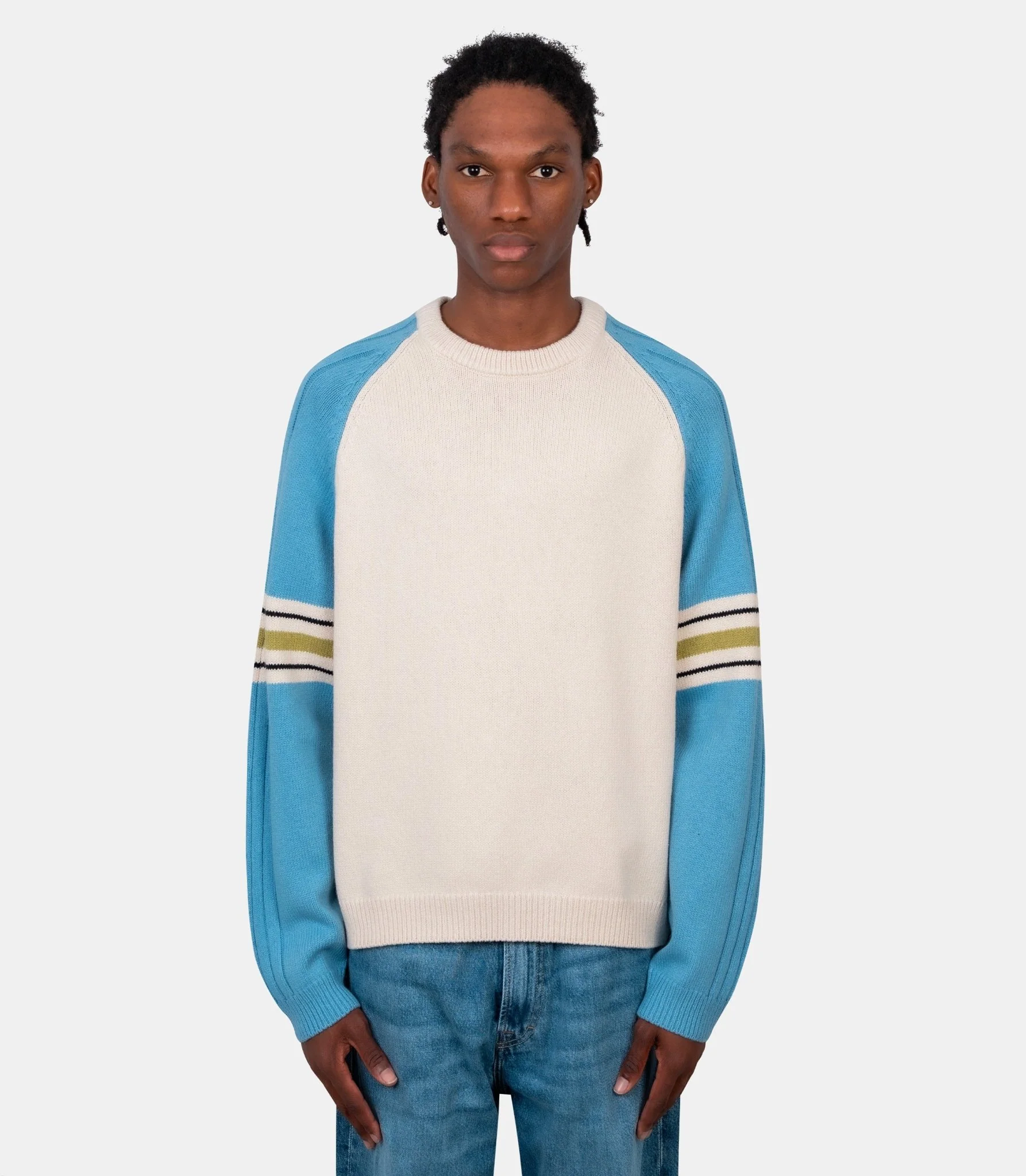 Crew stripe raglan