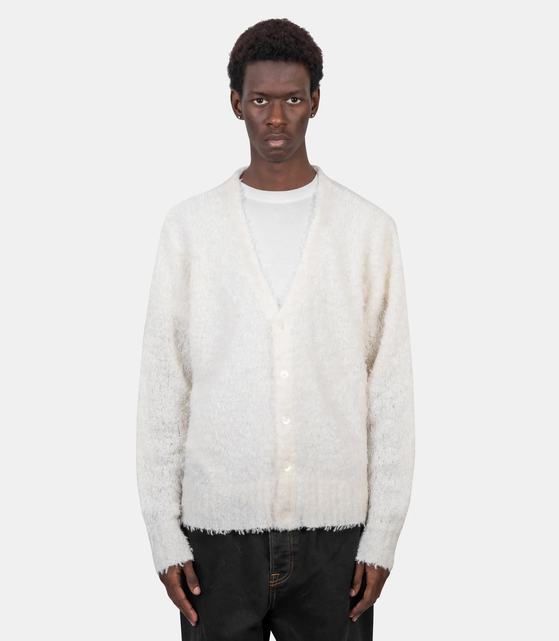 Cardigan textured