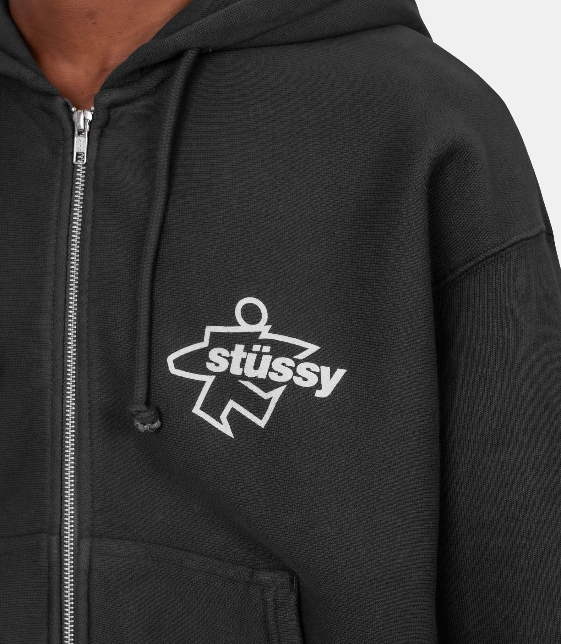 Hoodie zippée surf size garment dyed - Image 4