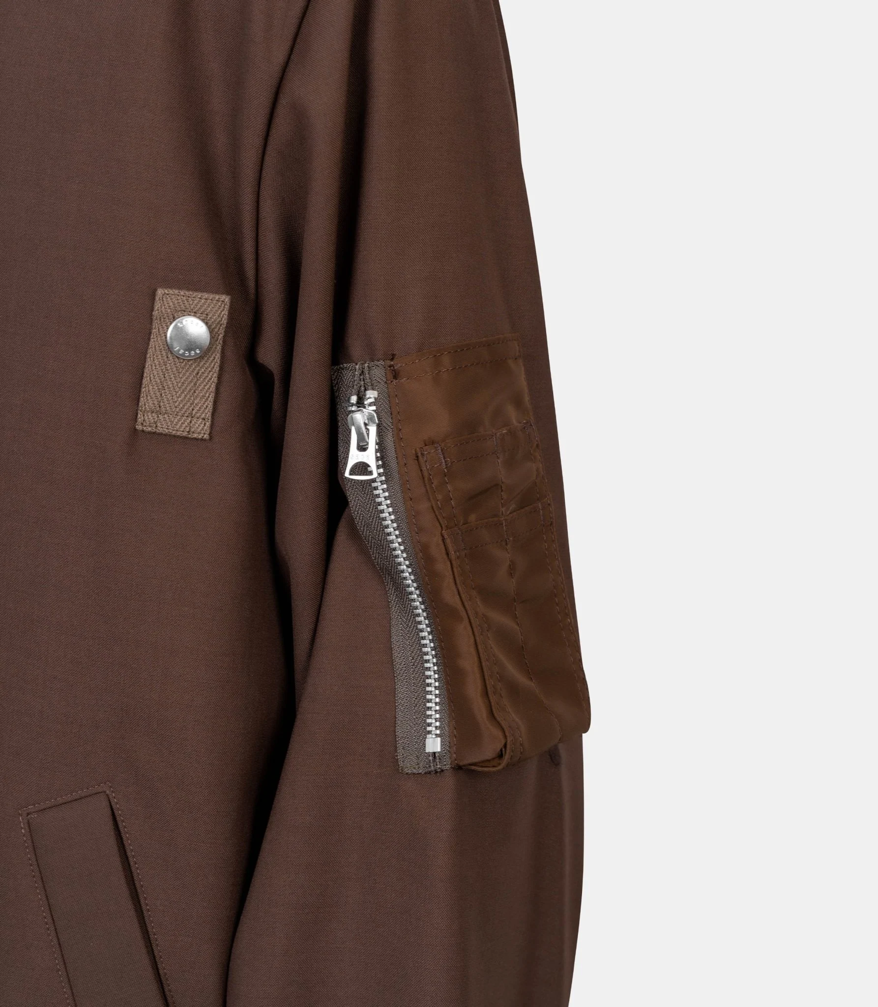 Blouson suiting x nylon twill - Image 4
