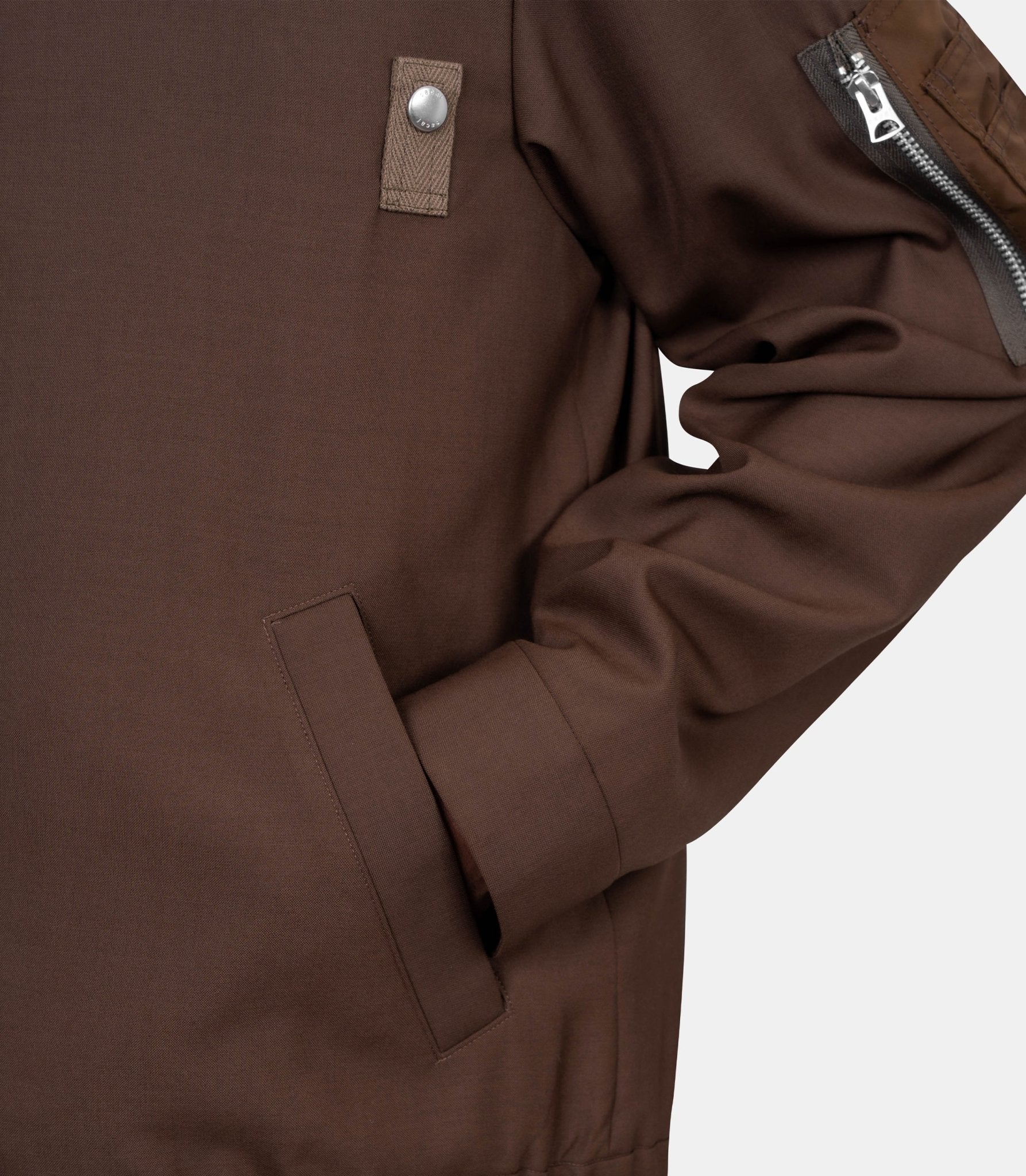 Blouson suiting x nylon twill - Image 5