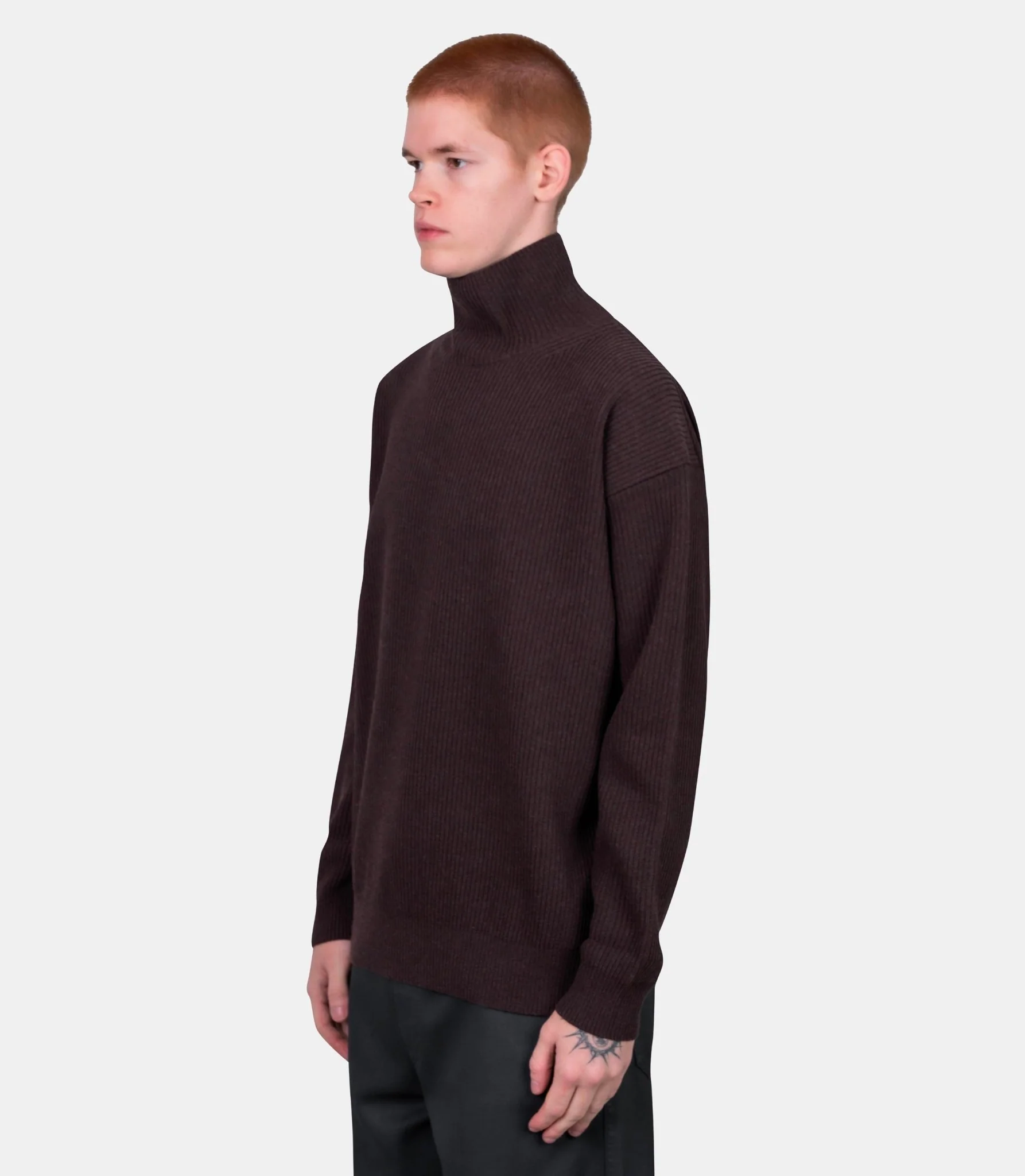 Pull col roulé super fine wool - Image 3