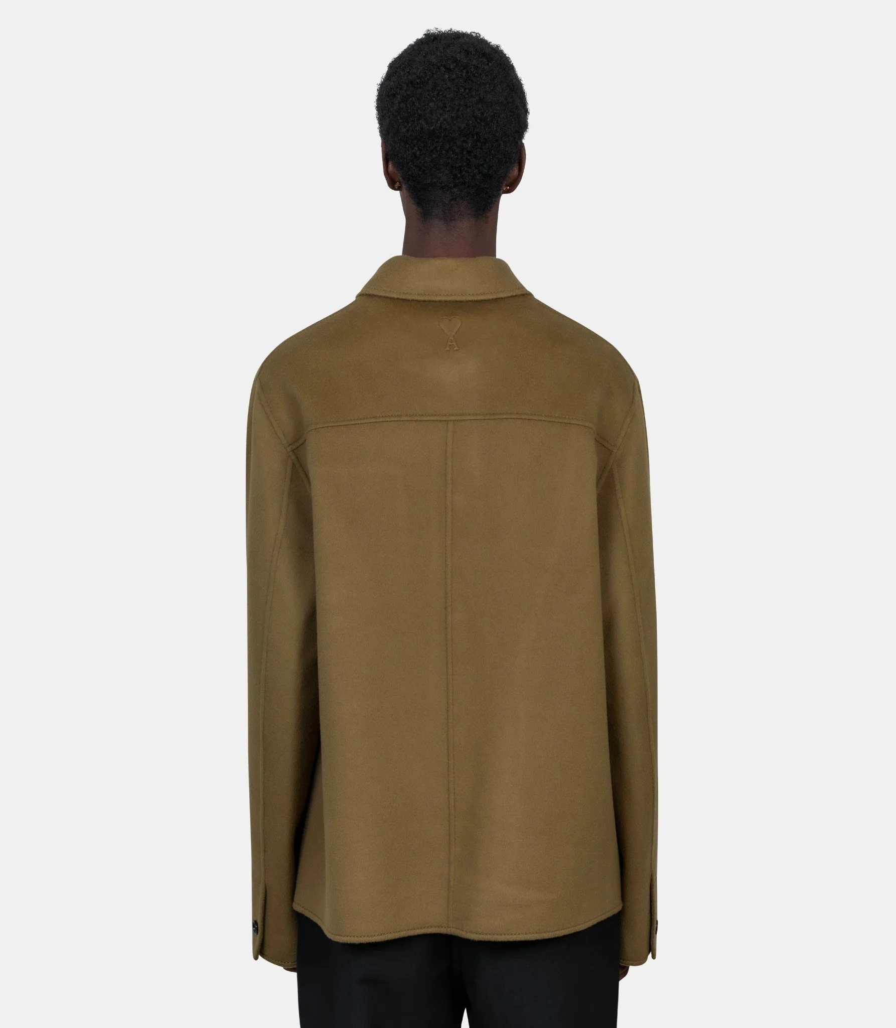 Blouson boule boutonné en laine - Image 4