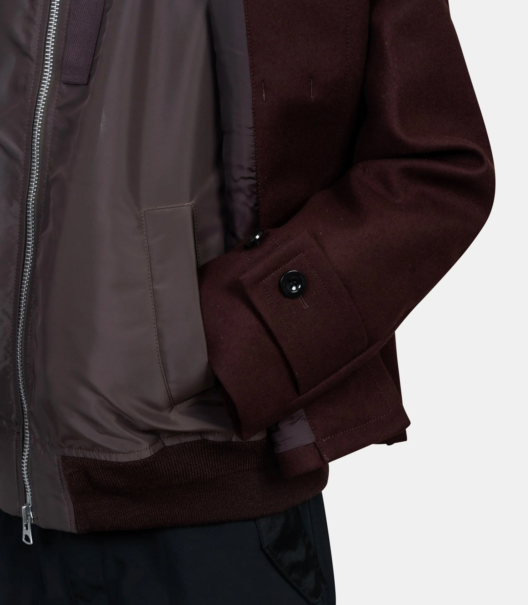 Blouson en laine melton - Image 6