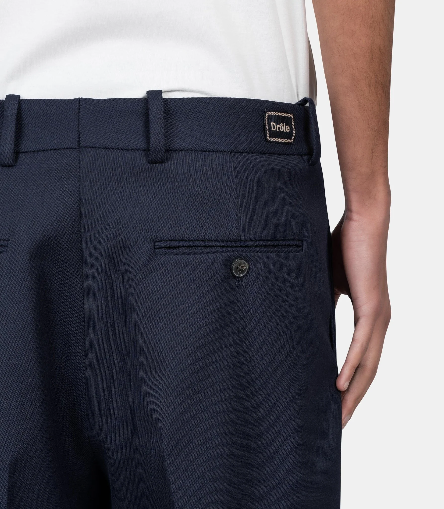 Pantalon à plis cropped laine - Image 5
