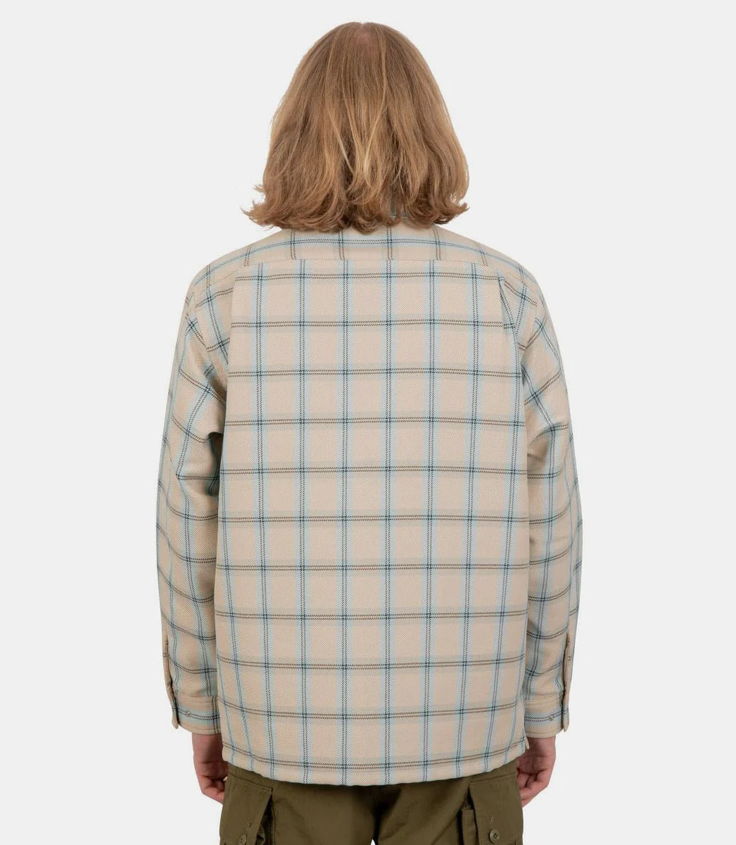 Chemise col ouvert à carreaux ombrés - Image 3