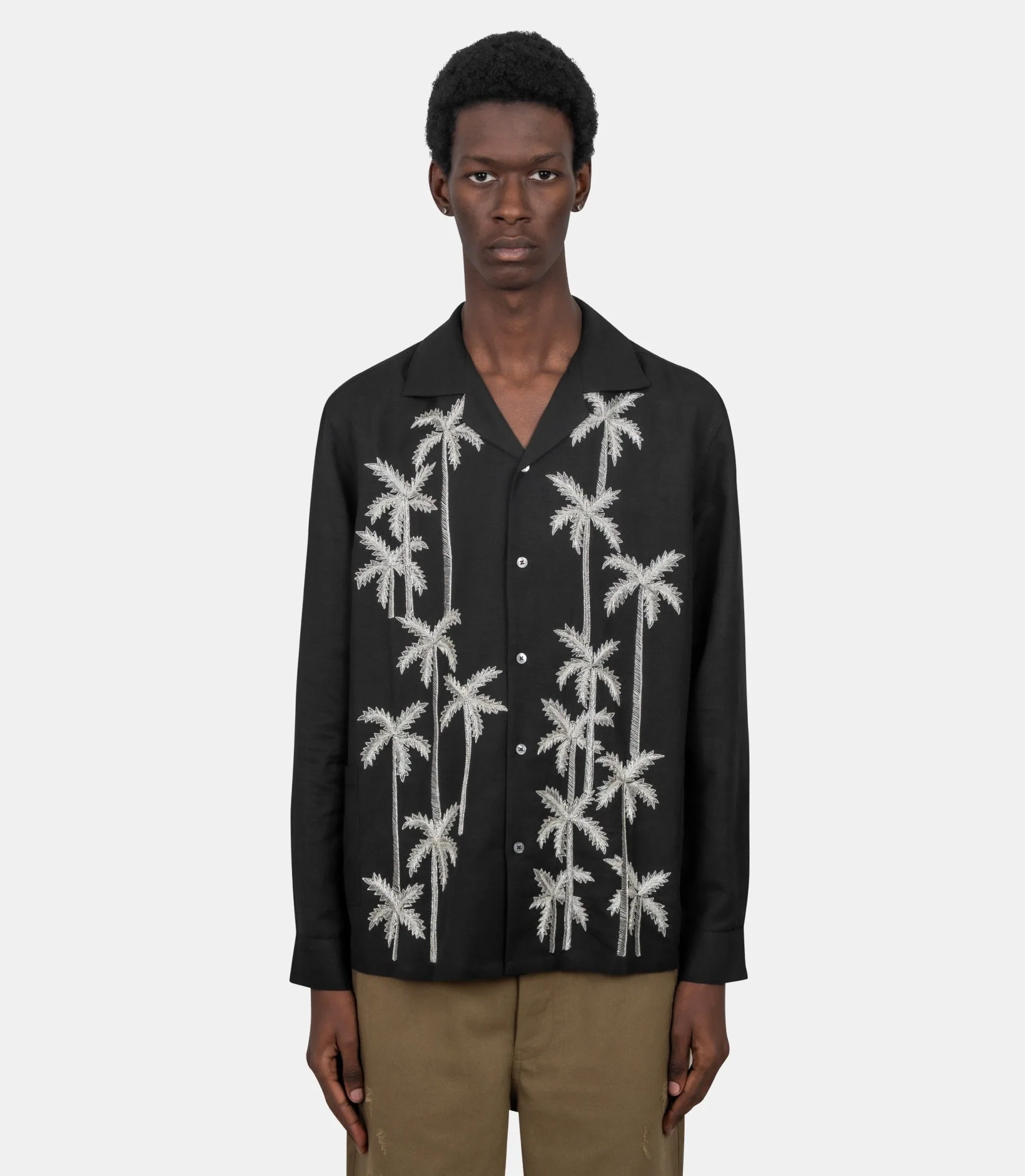Chemise palm groove