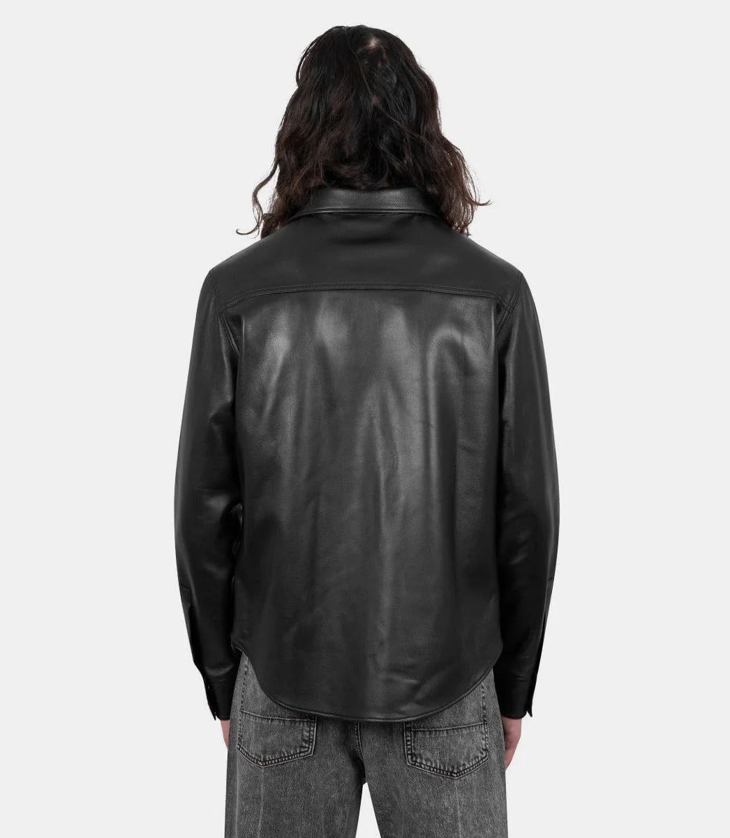 Chemise western en cuir - Image 3
