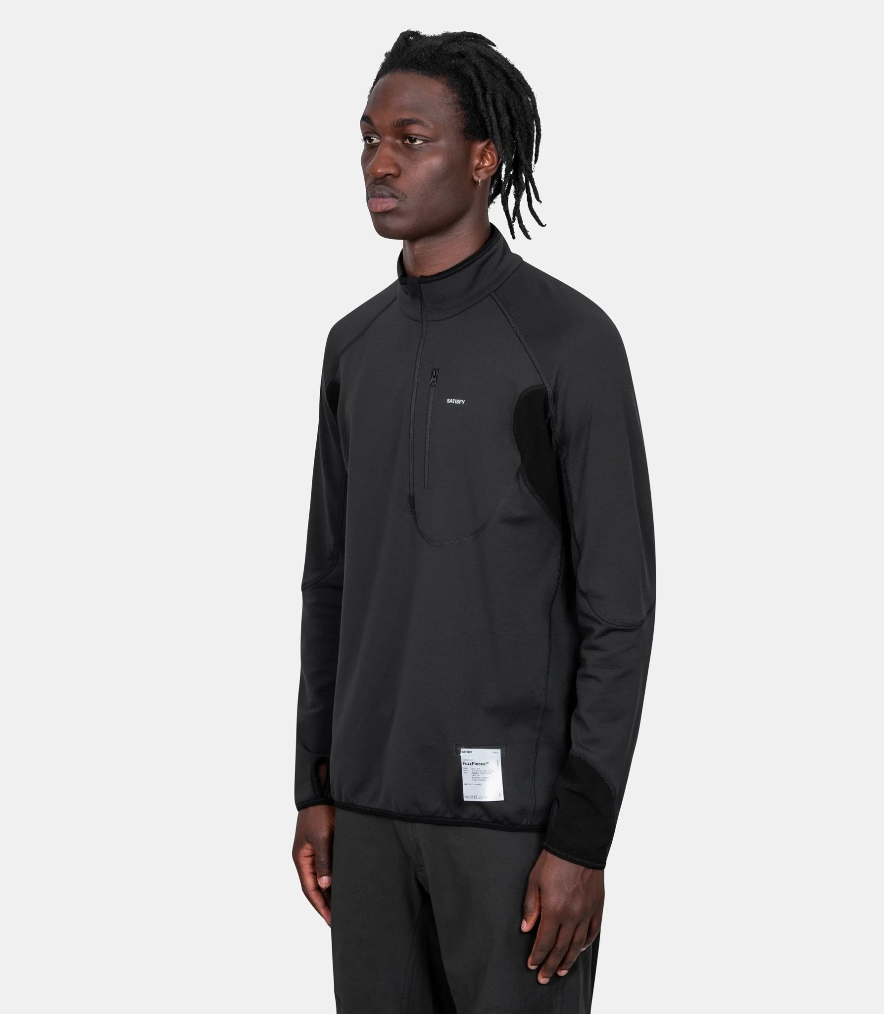 Hoodie demi zip ghostfleece - Image 3