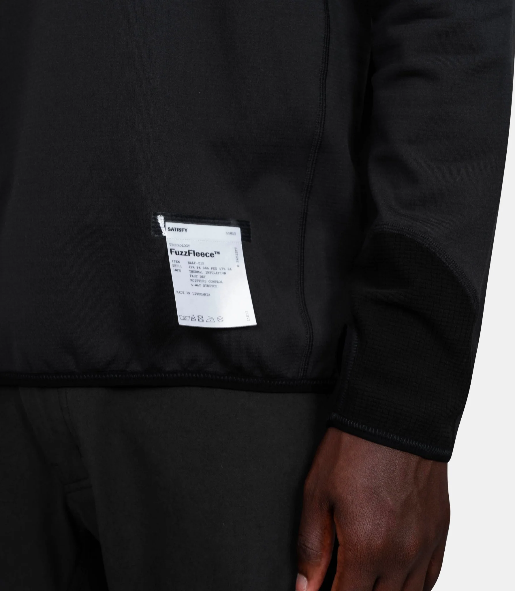 Hoodie demi zip ghostfleece - Image 6