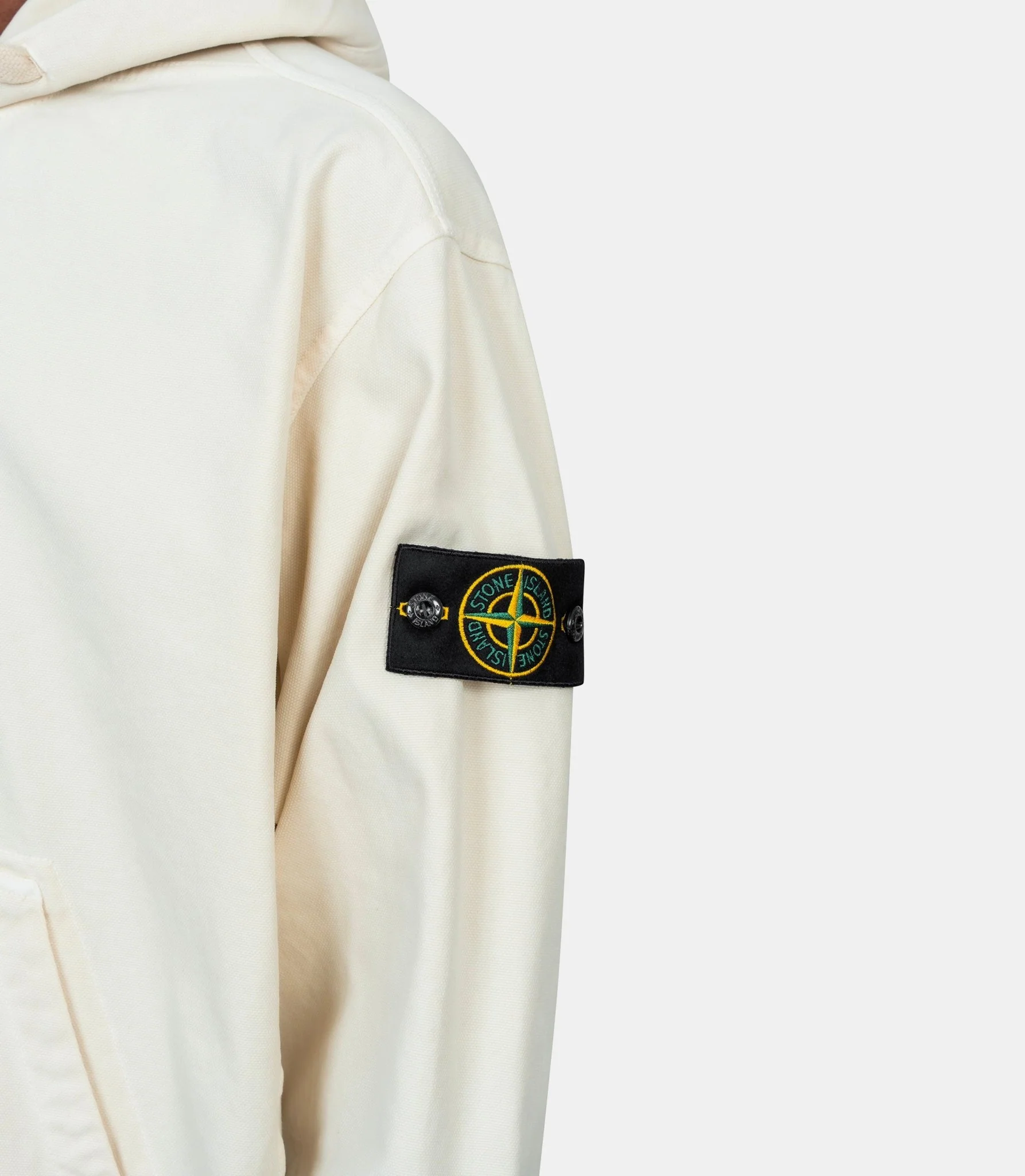 Hoodie zippé organic panama cotton "old" effect - Image 4