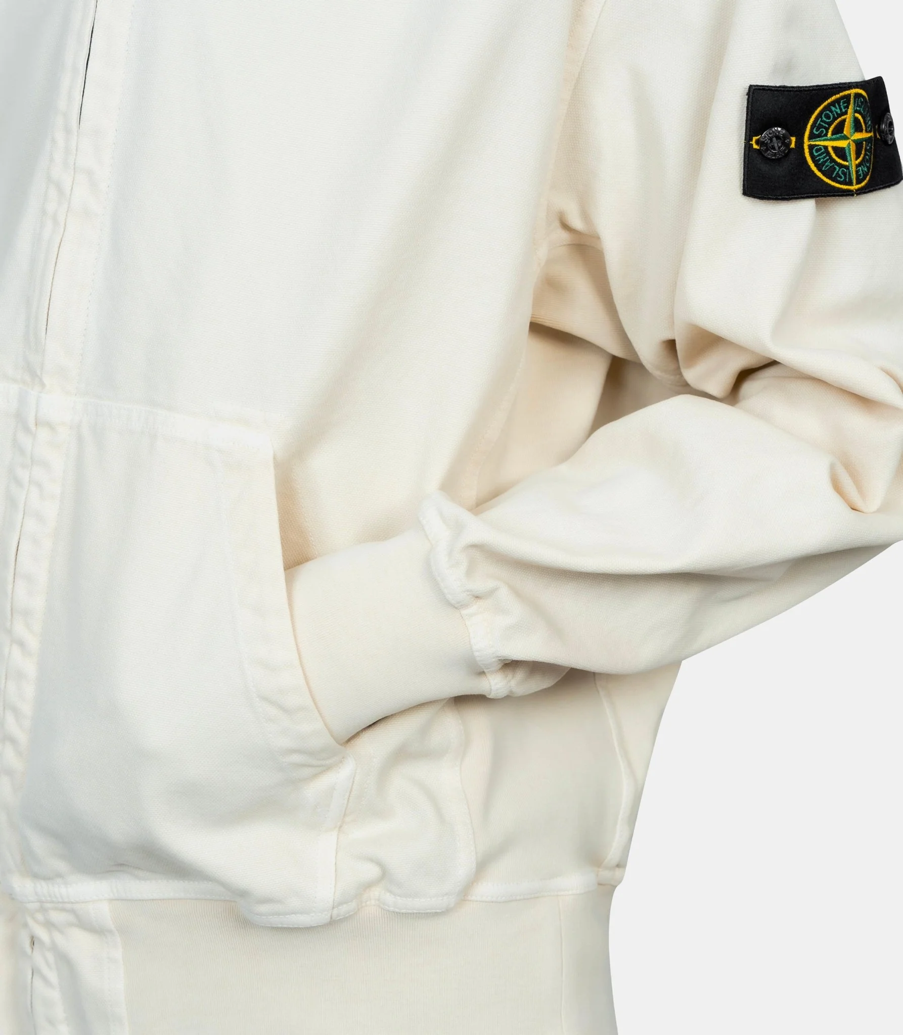 Hoodie zippé organic panama cotton "old" effect - Image 5