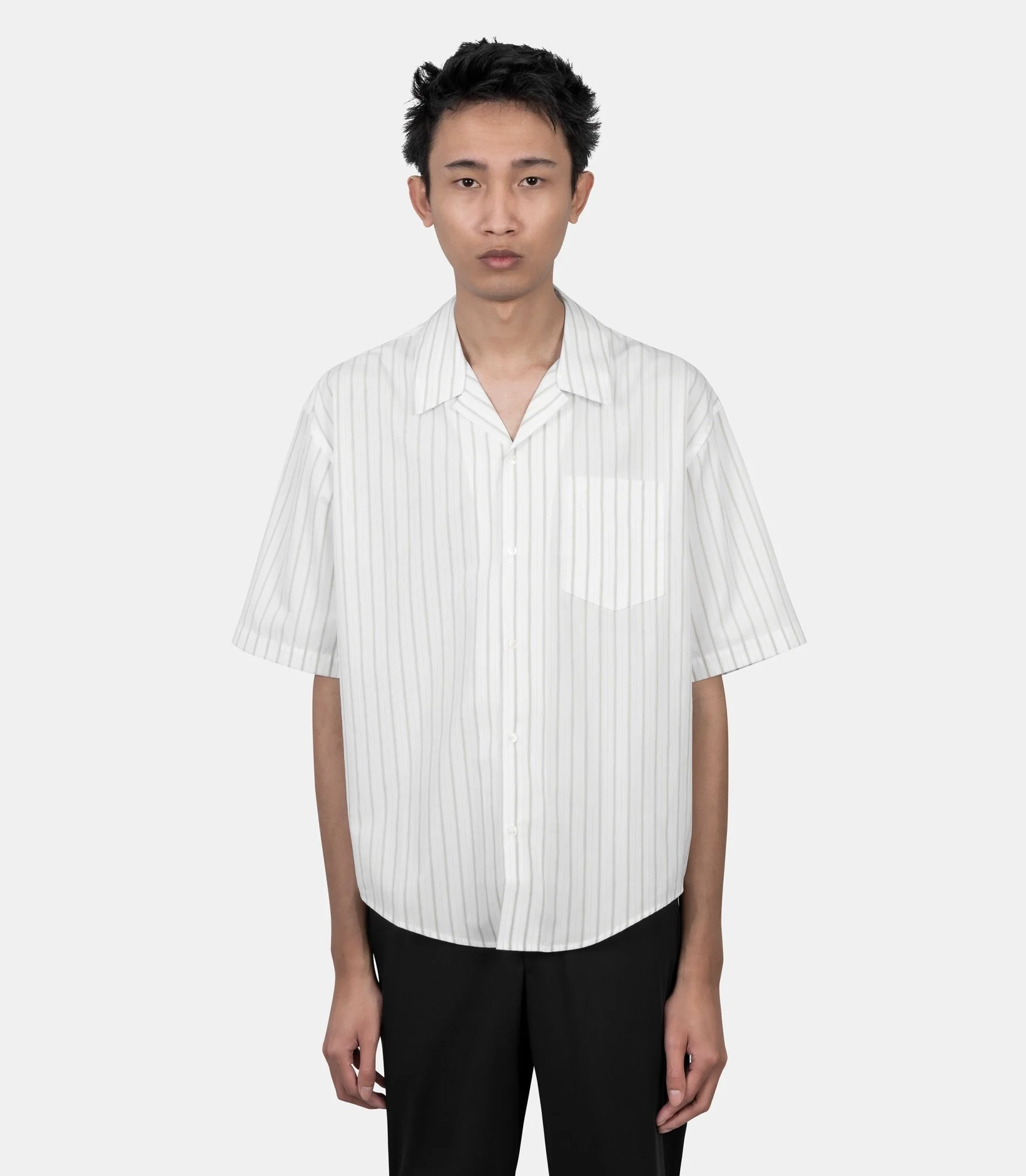 Chemise boxy manches courtes ami de coeur