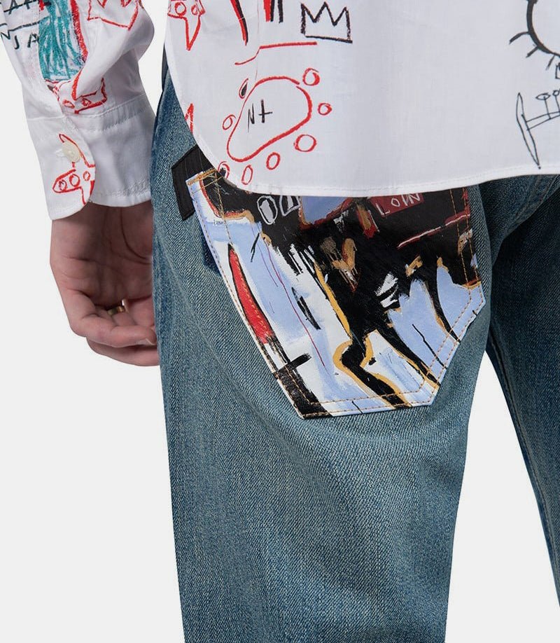 Jean selvedge jean-michel basquiat - Image 5