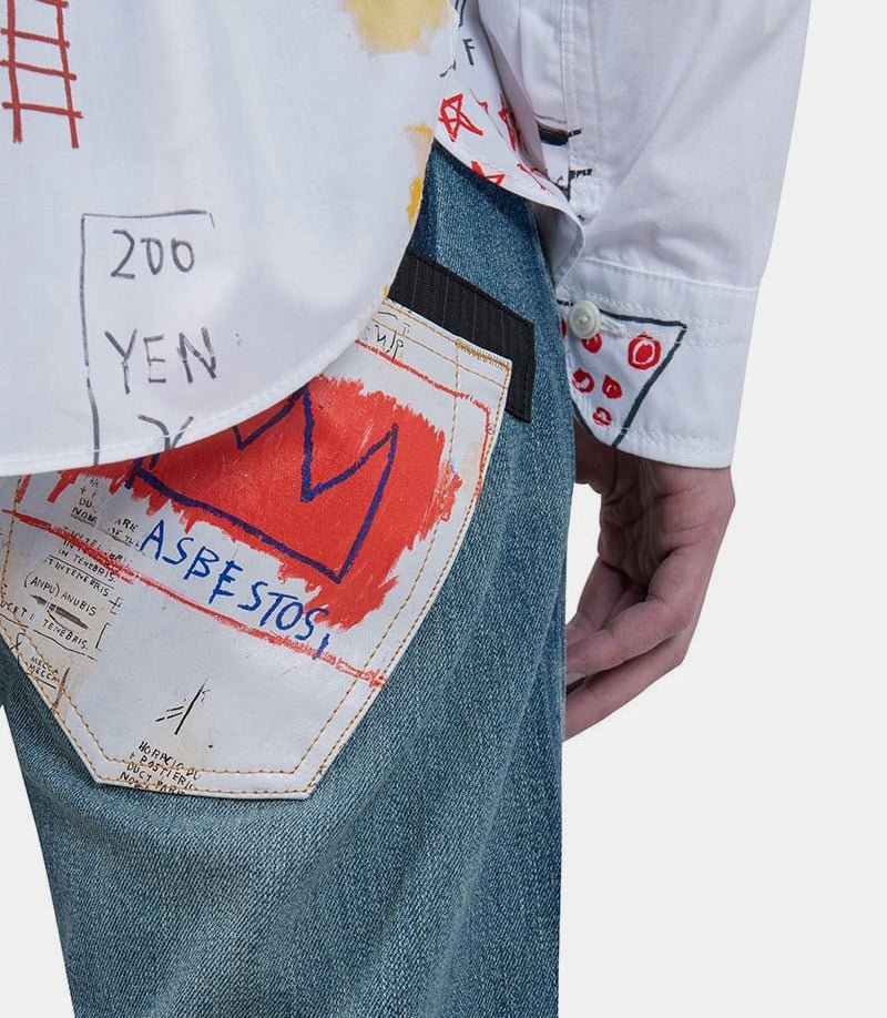 Jean selvedge jean-michel basquiat - Image 6
