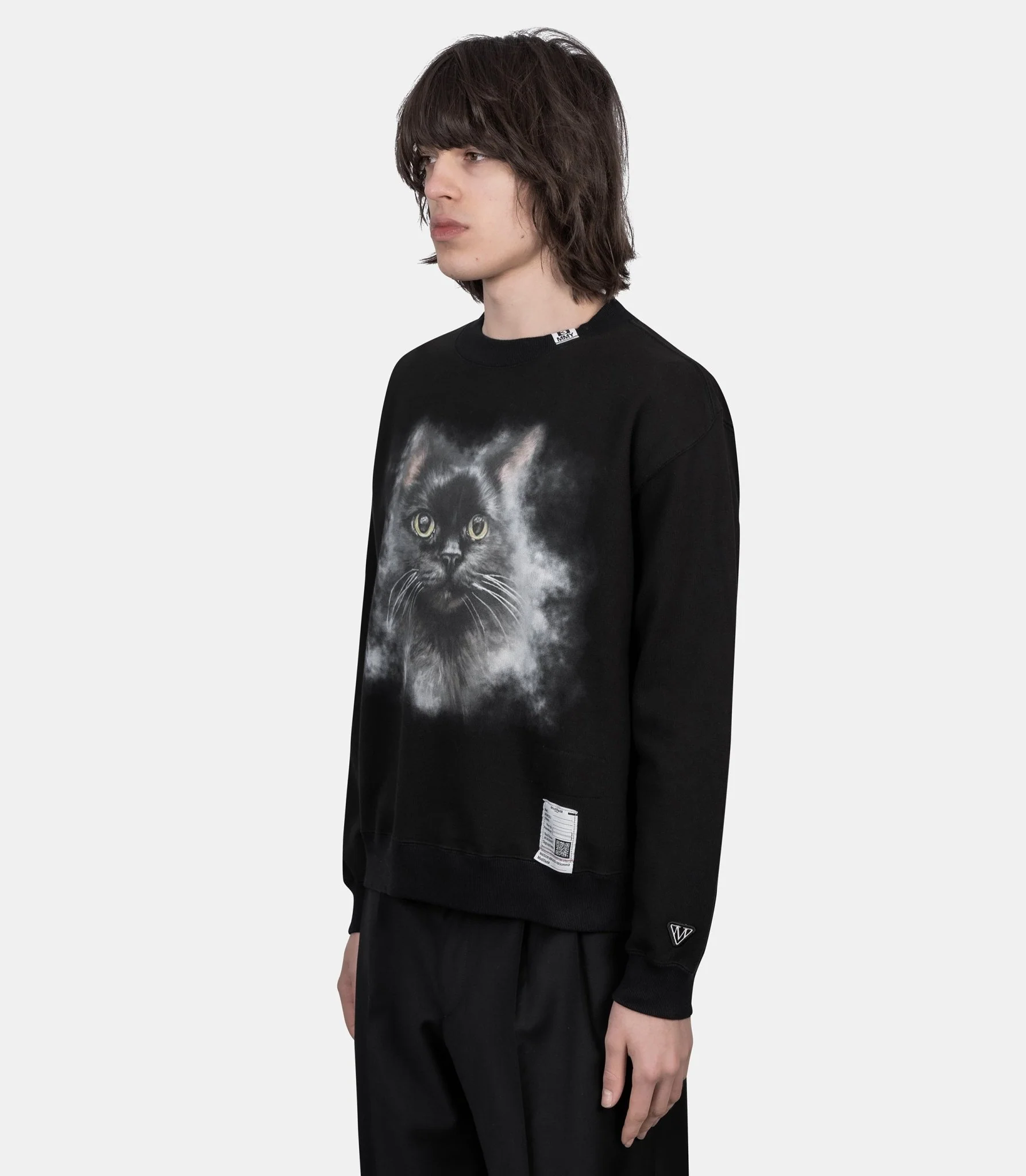 Sweatshirt imprimé chat - Image 3
