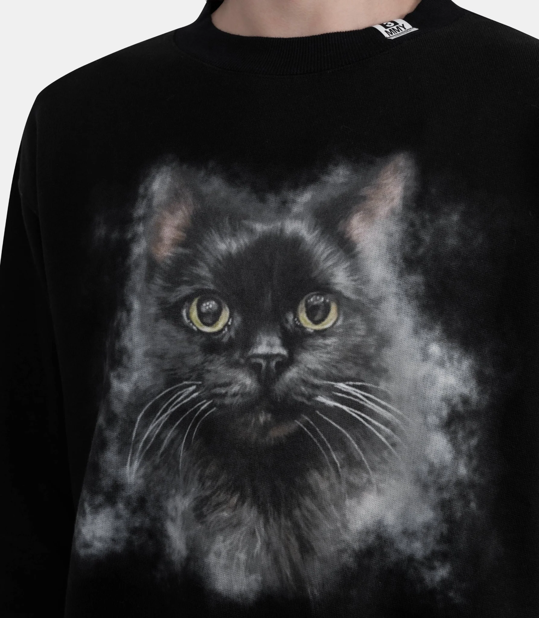 Sweatshirt imprimé chat - Image 4