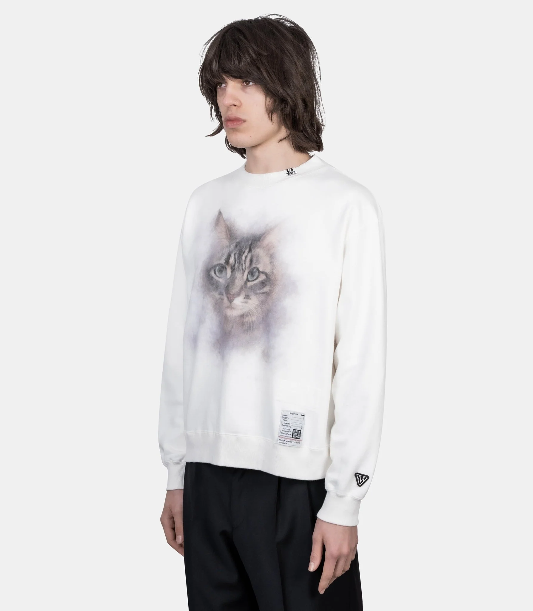 Sweatshirt imprimé chat - Image 3