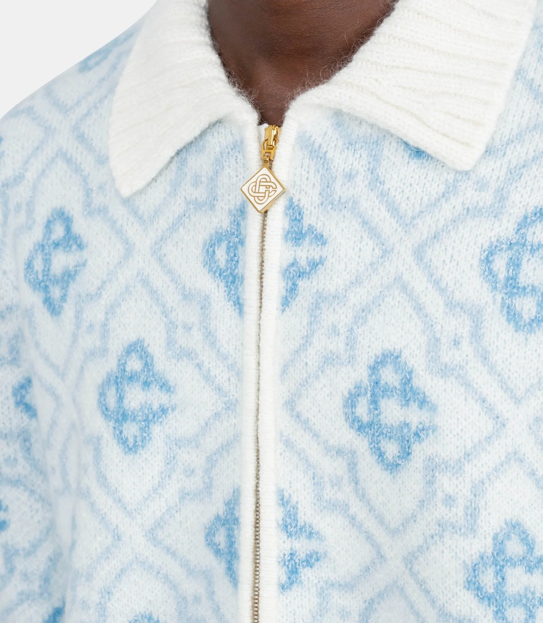 Maille zippée monogramme - Image 4