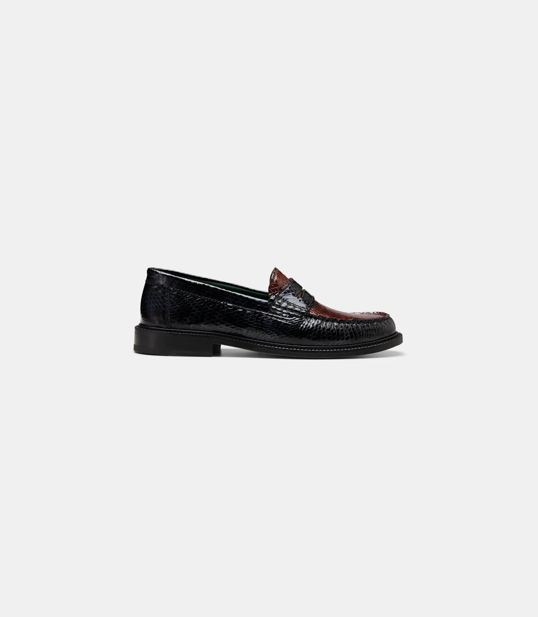Moccasin yardee deux tons
