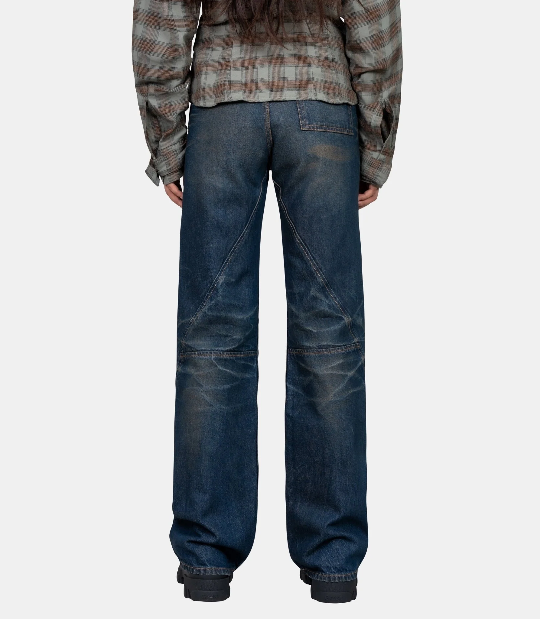 Pantalon denim moto cut - Image 3