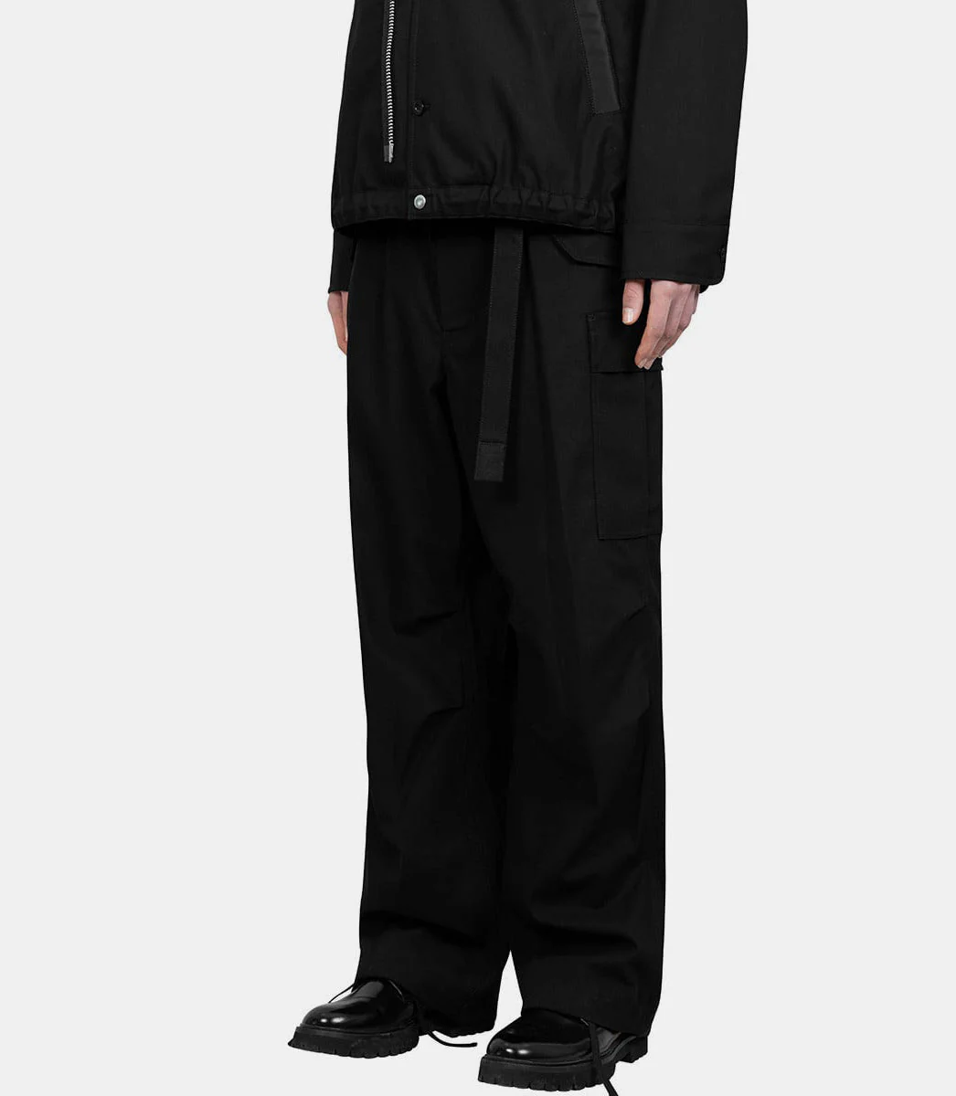Pantalon en coton sergé - Image 2