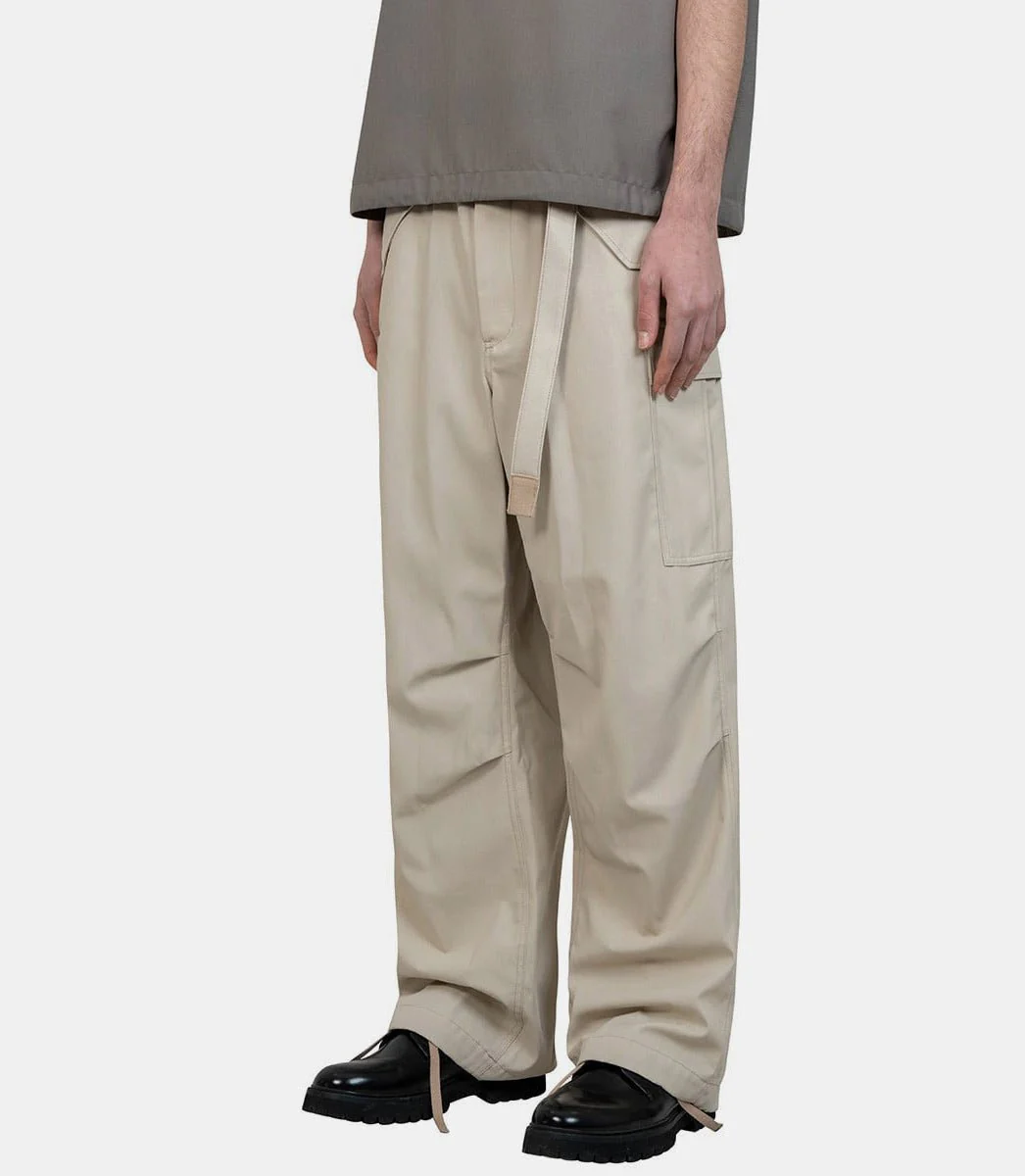 Pantalon en coton sergé - Image 2