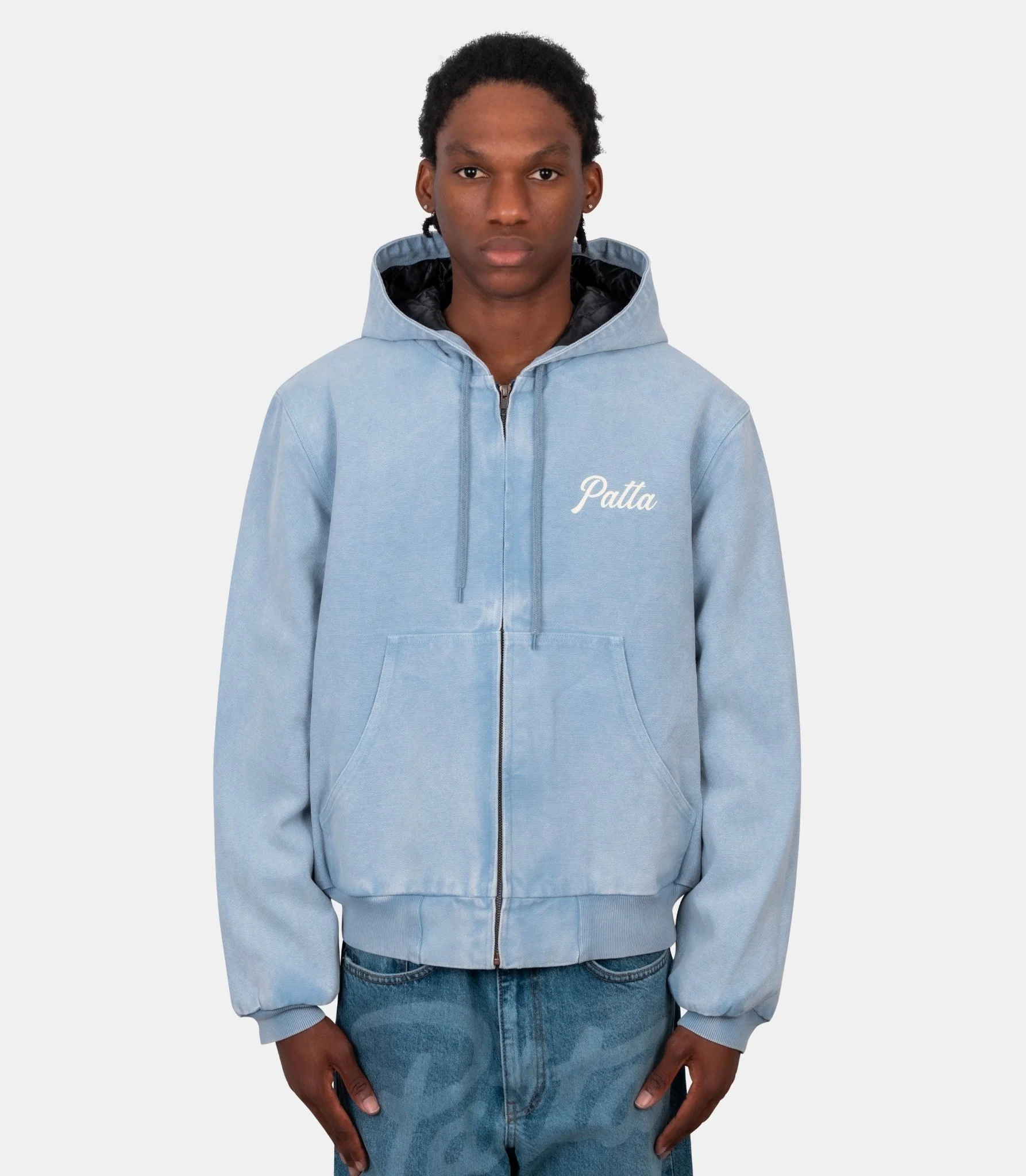Veste à capuche peace canvas