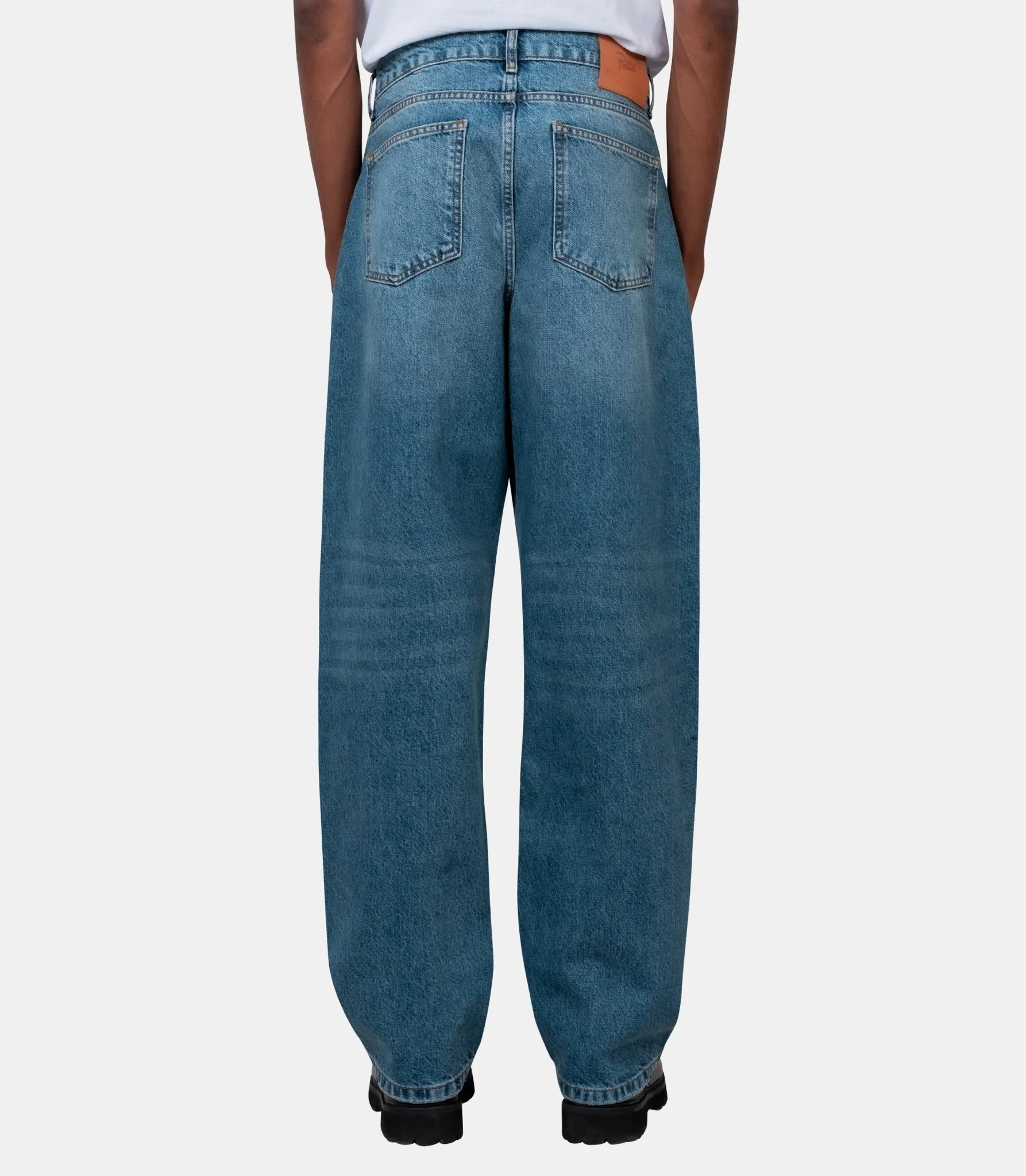 Pantalon denim laserprint whiskers - Image 3