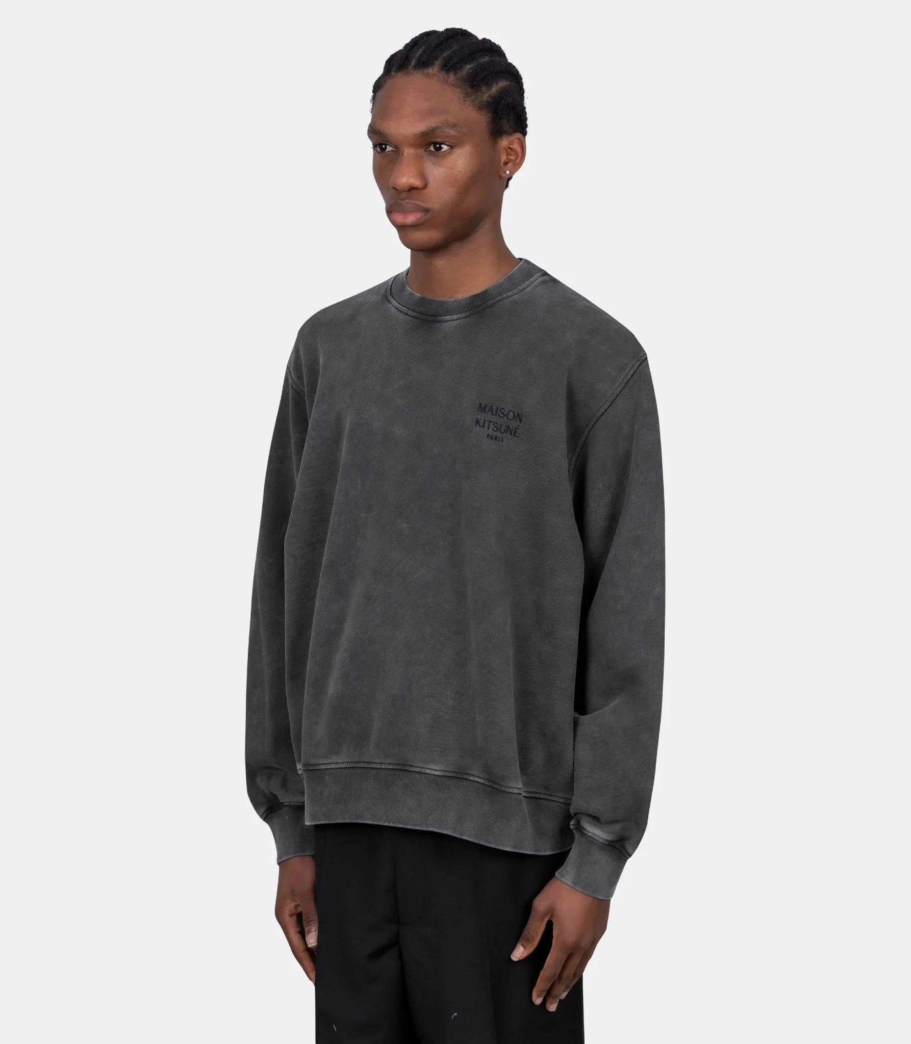Crewneck relaxed faded gallery - Image 3
