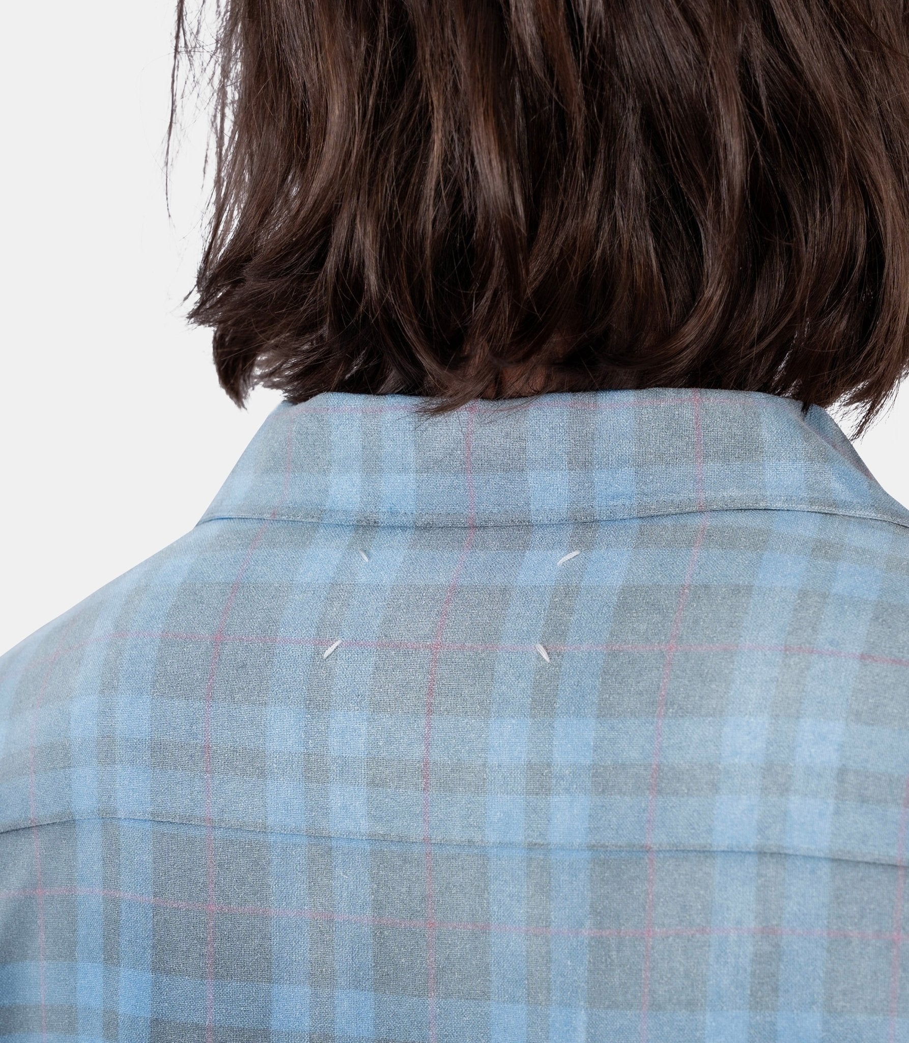 Chemise à carreaux à effet dégradé - Image 5