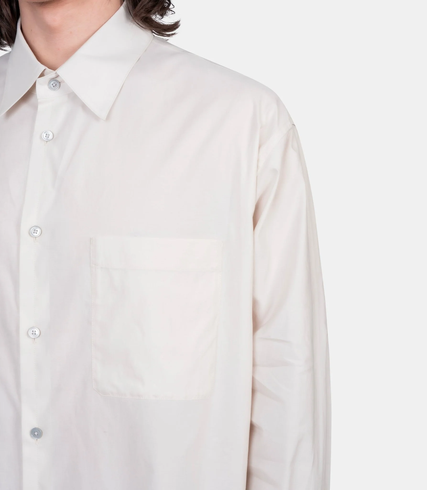Chemise en coton et soie lavée - Image 4