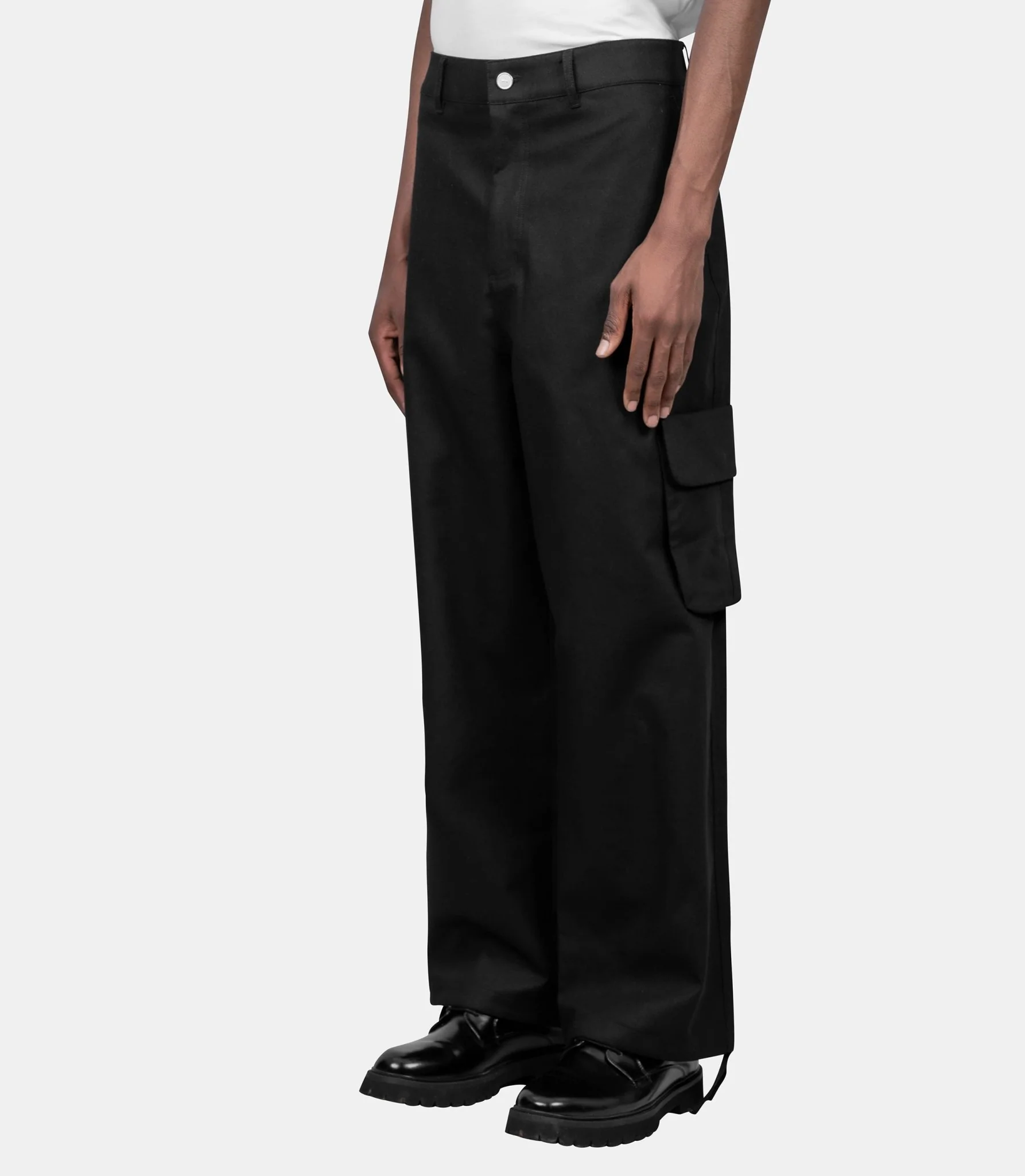 Pantalon cargo en lin - Image 3