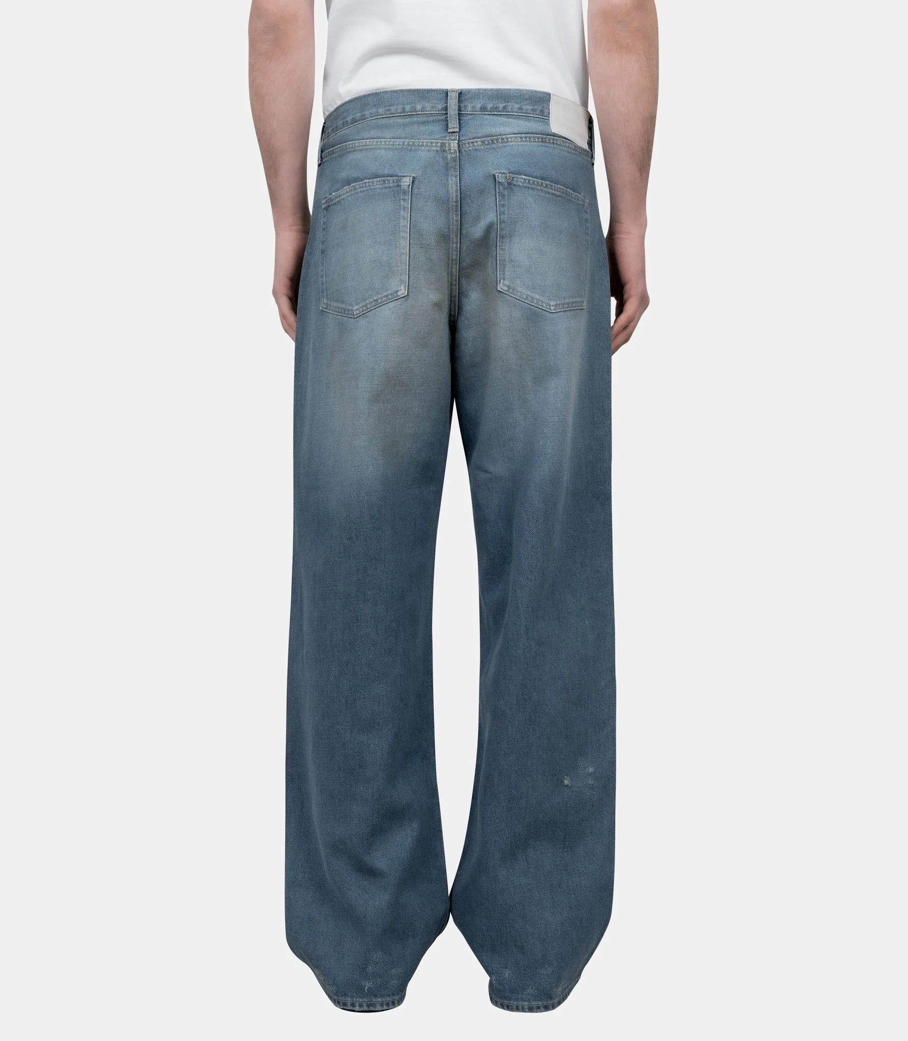 Pantalon denim large - Image 3