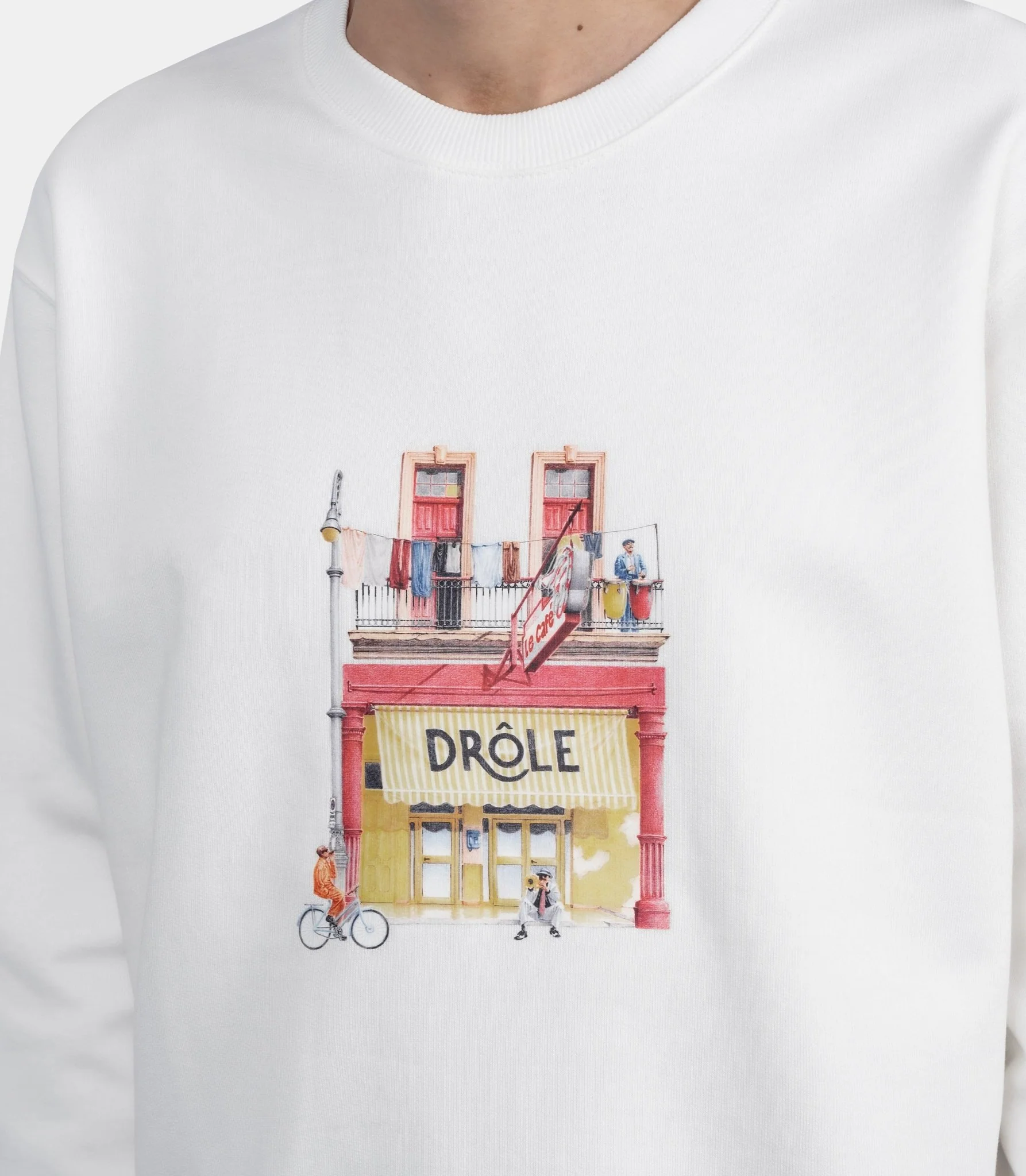 Sweatshirt drôle café - Image 4