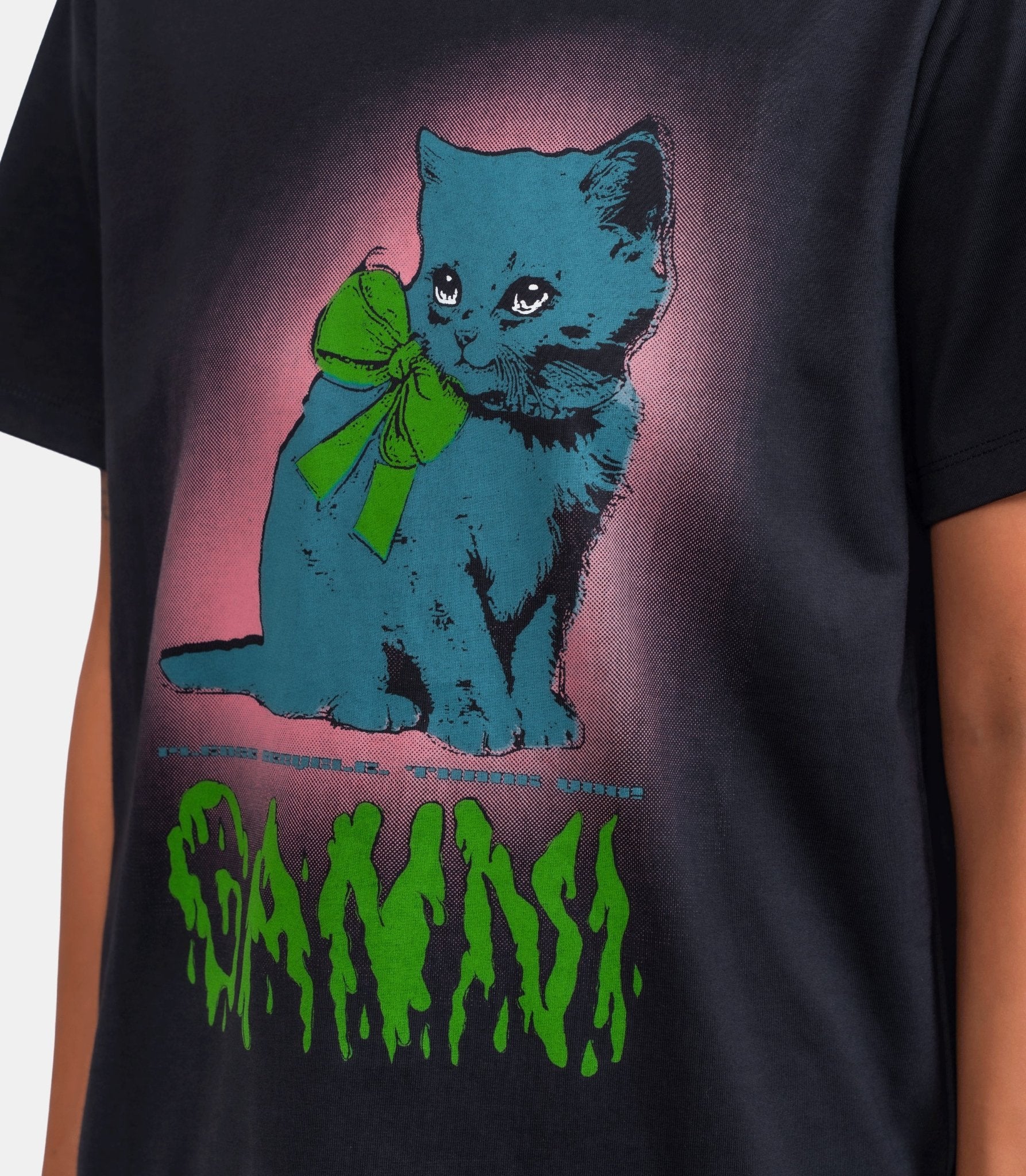 T-shirt à imprimé chat - Image 4