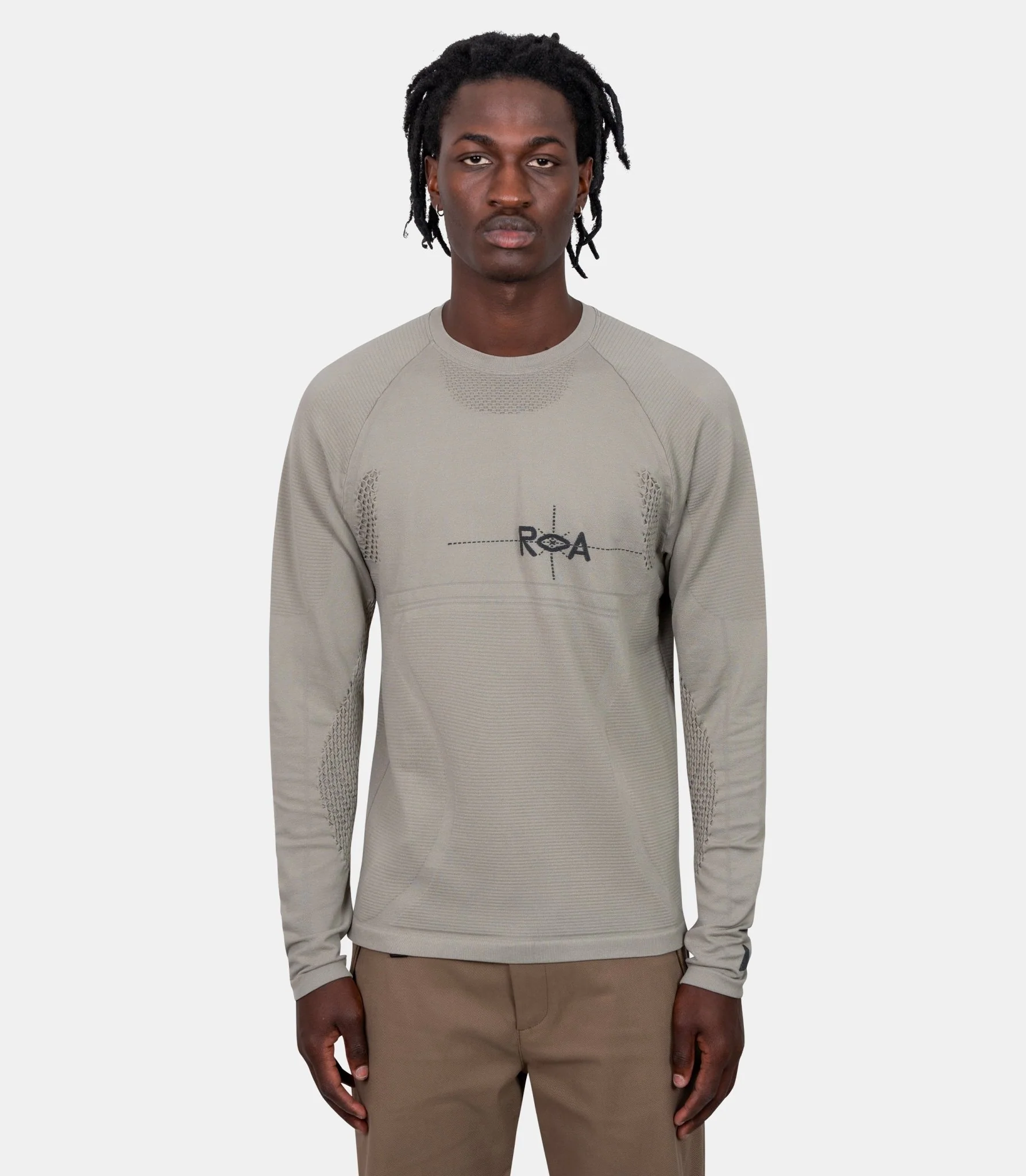 T-shirt aune à manches longues