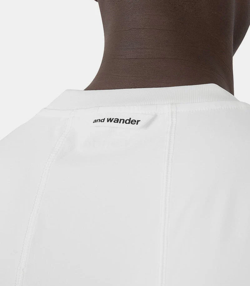 T-shirt logo manche longue blanc - Image 6