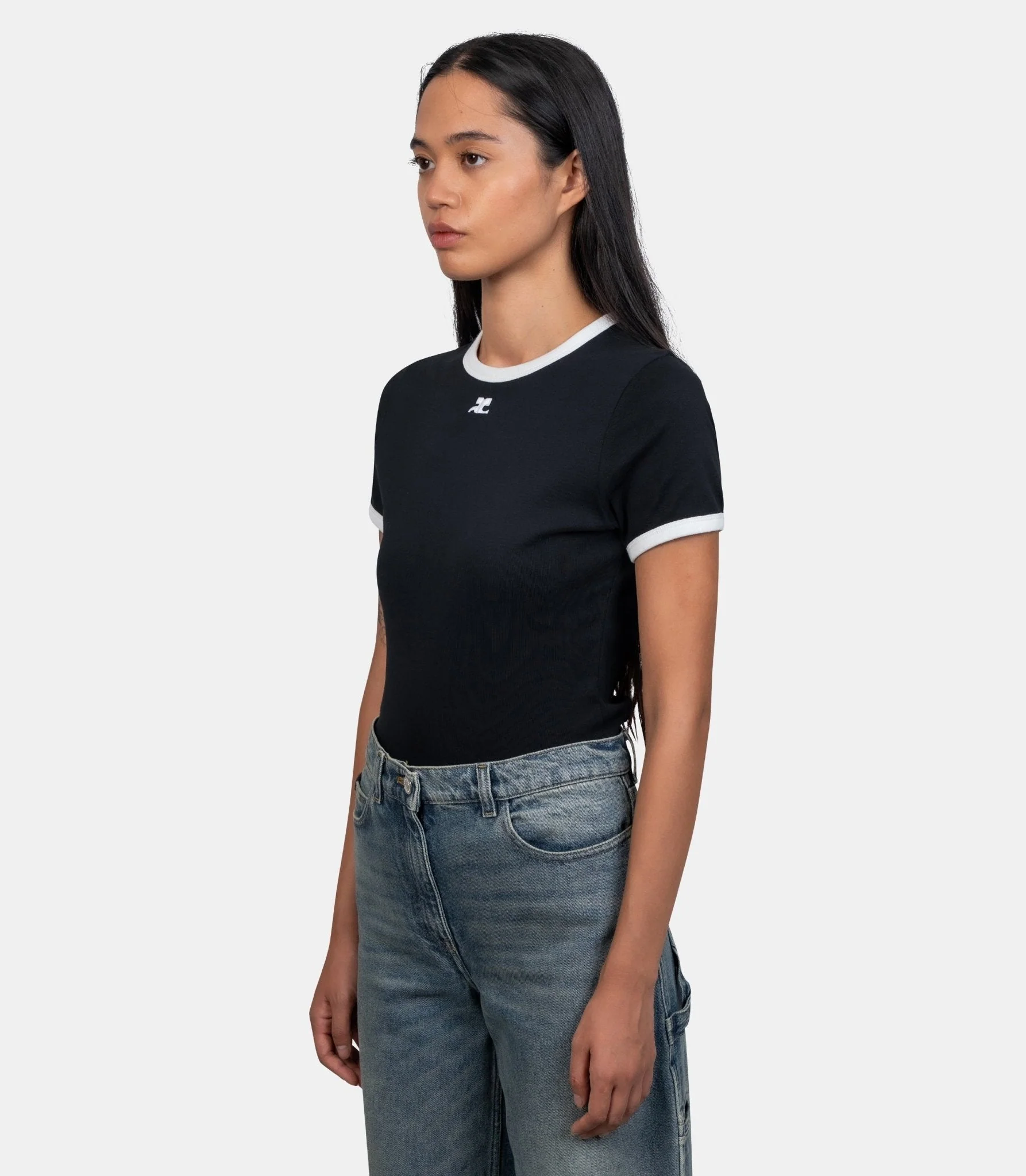 T-shirt signature contraste - Image 3
