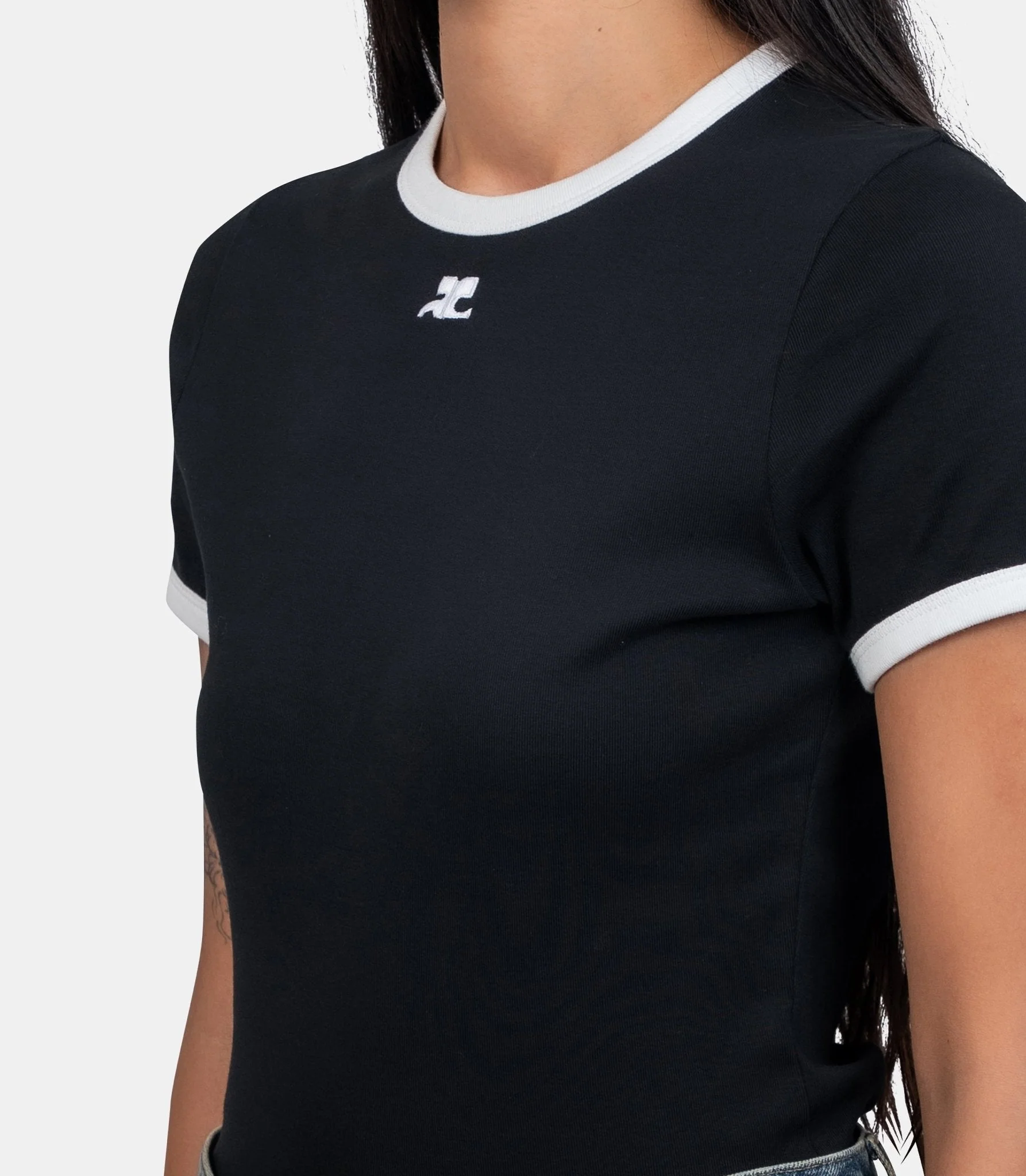 T-shirt signature contraste - Image 4