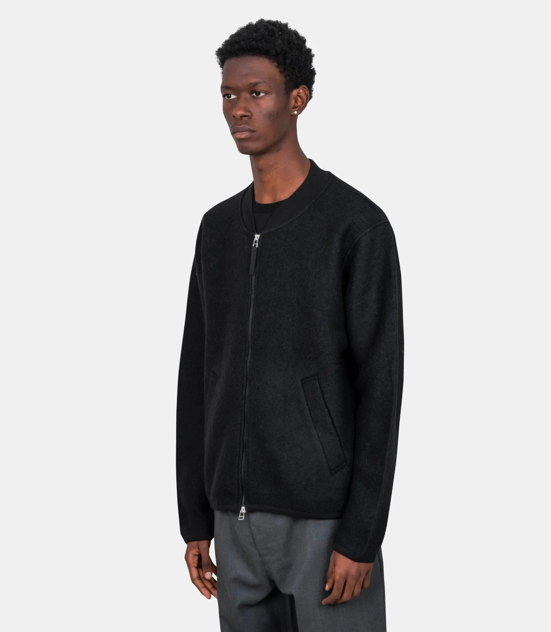 Veste bomber zippée - Image 3