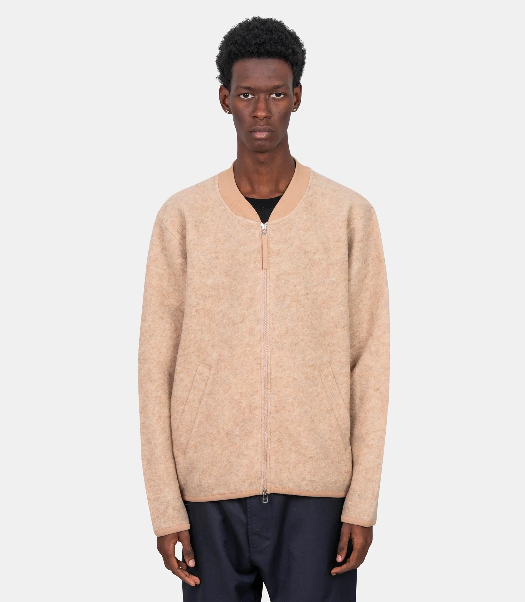 Veste bomber zippée