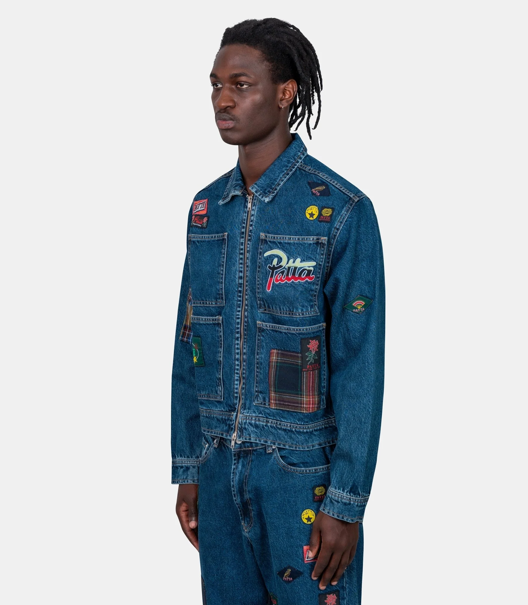 Veste en jean whole lotta labels - Image 3