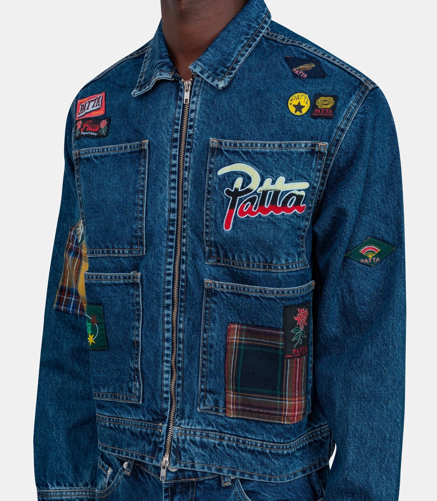 Veste en jean whole lotta labels - Image 4