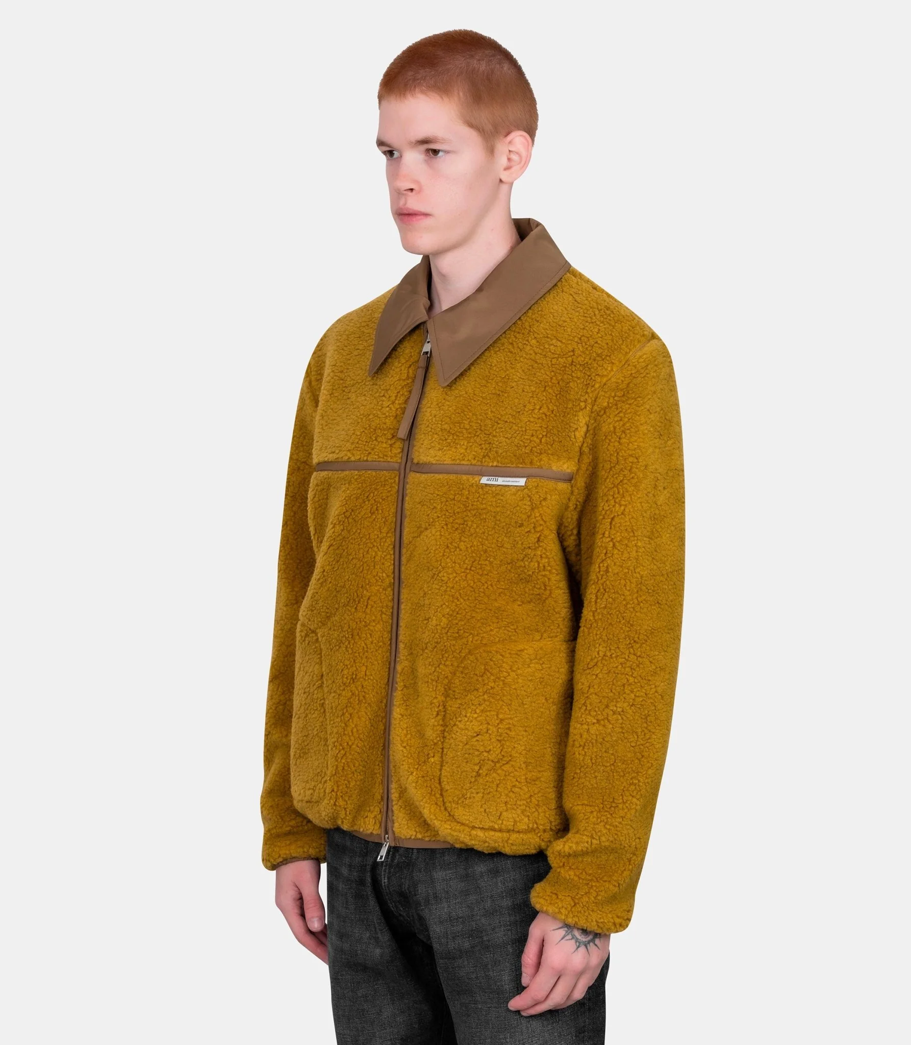 Veste zippée polaire en laine - Image 3
