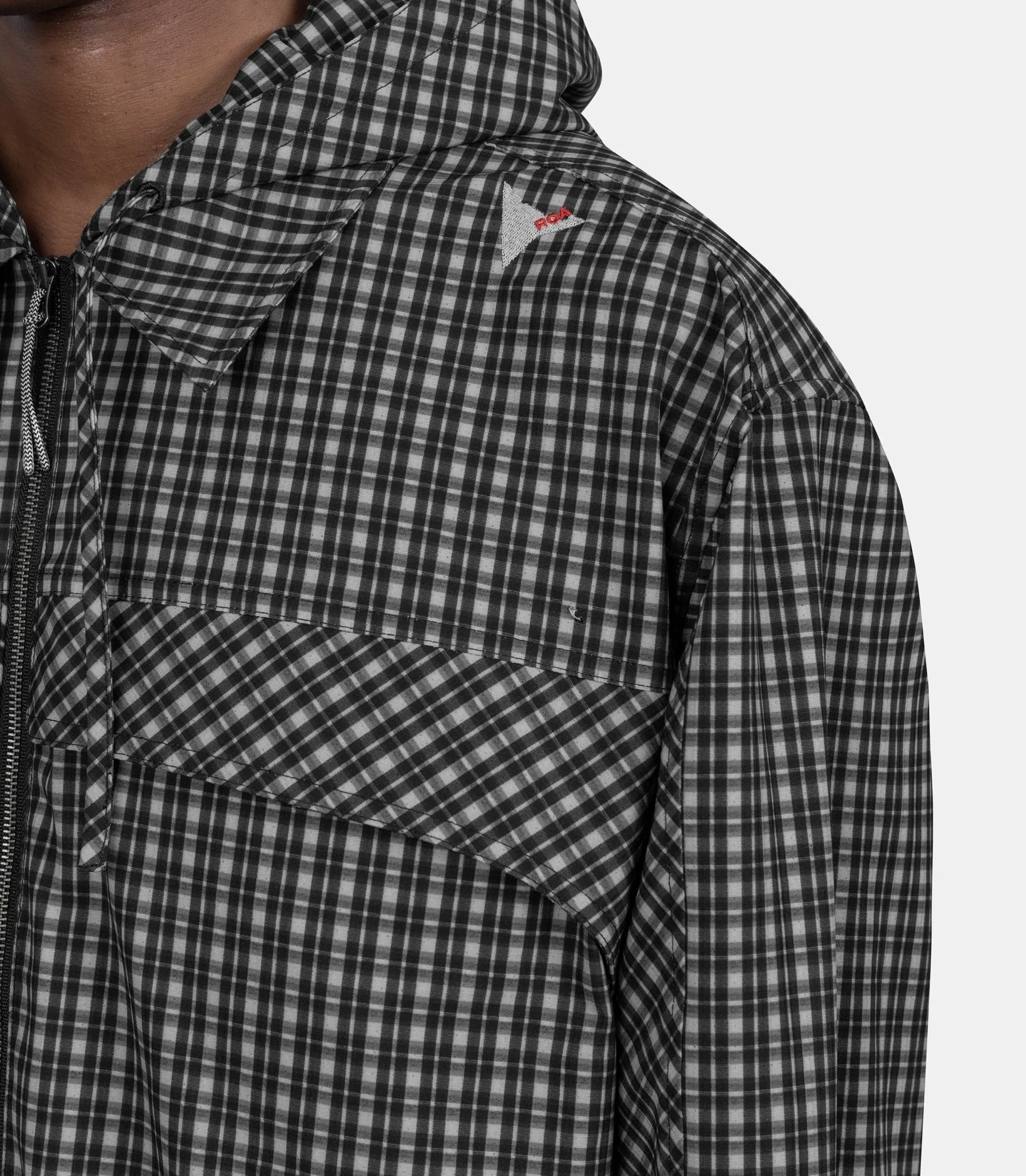 Chemise à capuche zippée aair floweave - Image 4