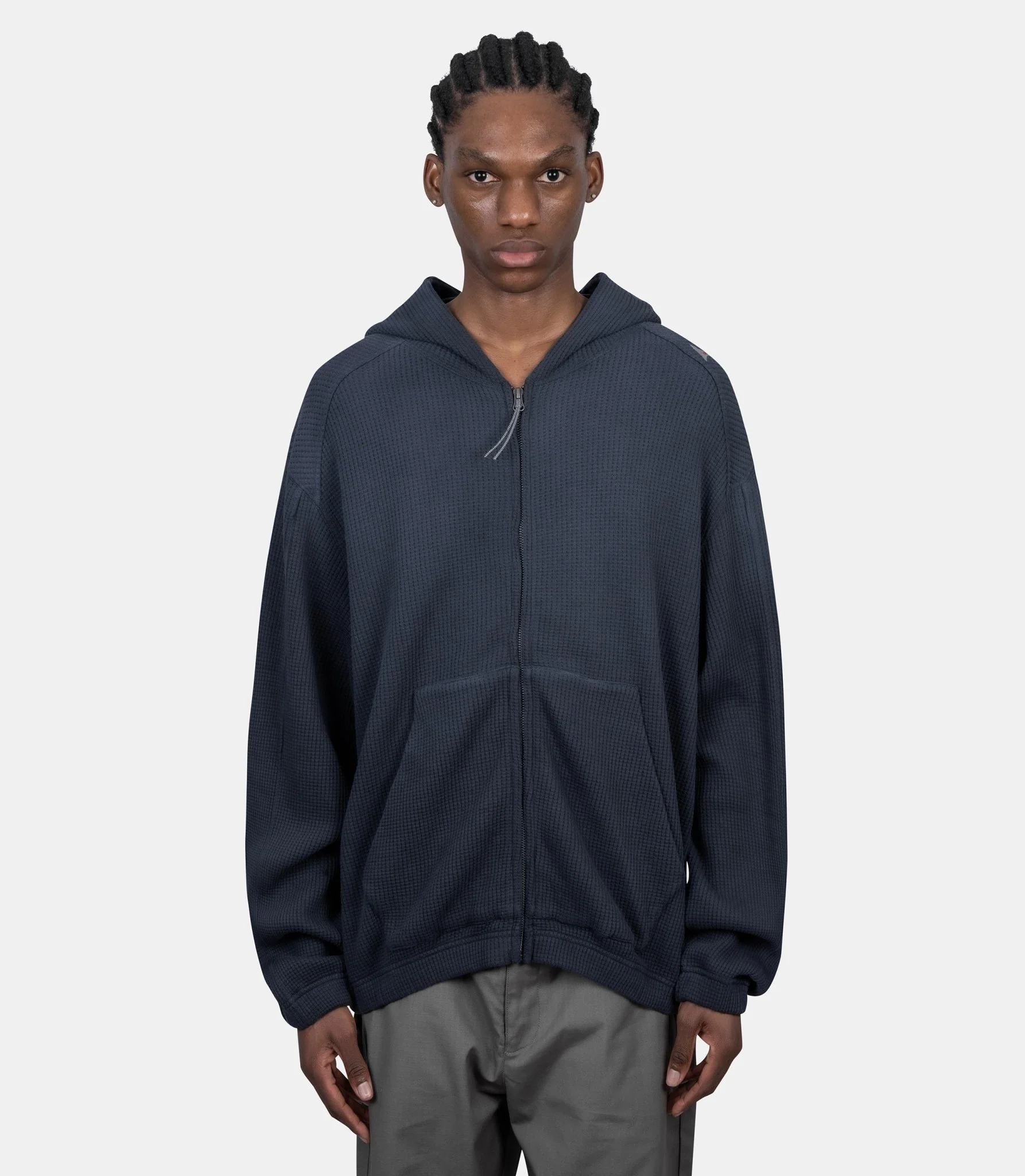 Hoodie waffle bee sunfaded